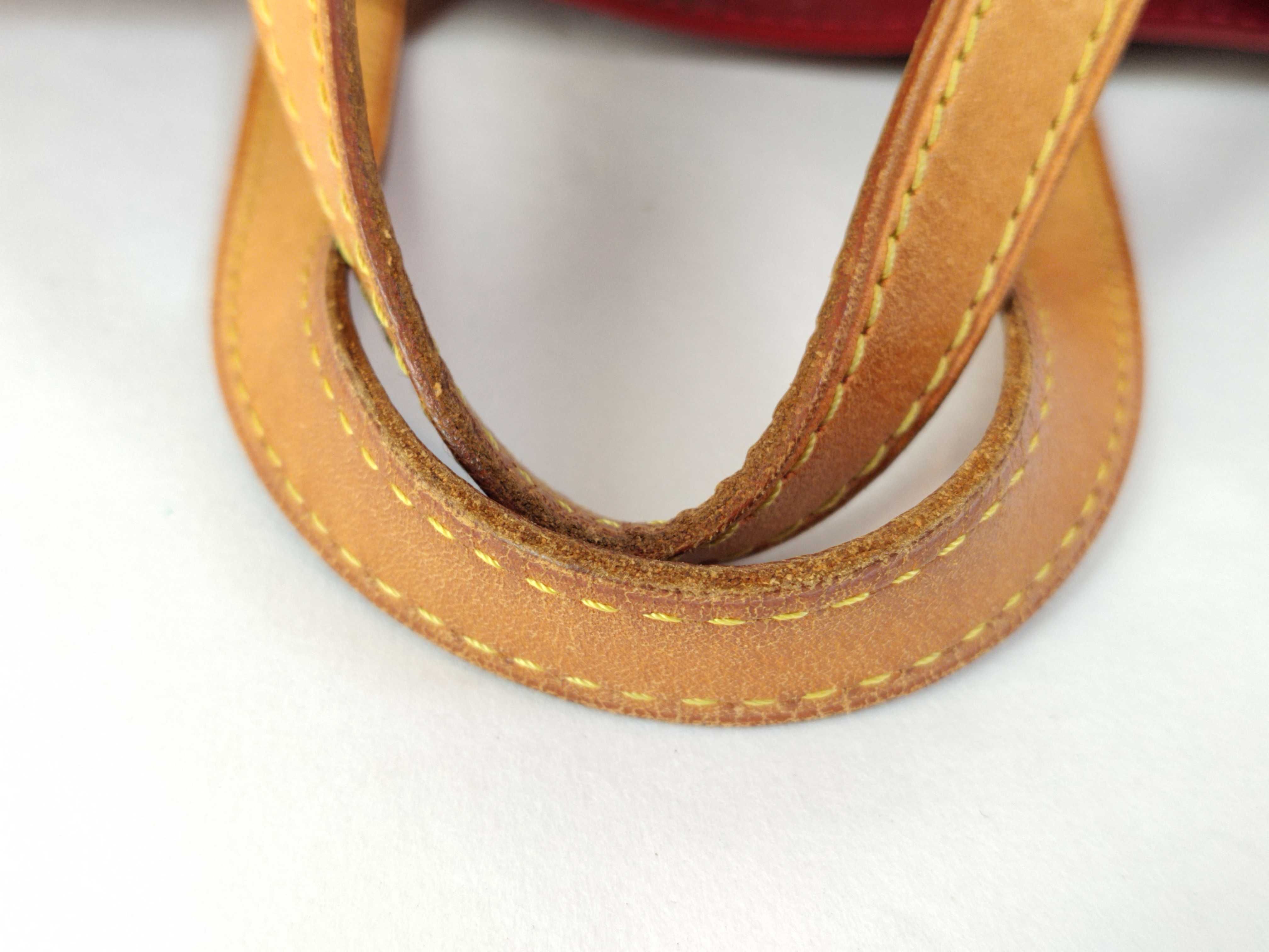 Vernis A. Louis Vuitton Vernis Lead PM Pomme d'Amour Handbag Red Handbag — view 4