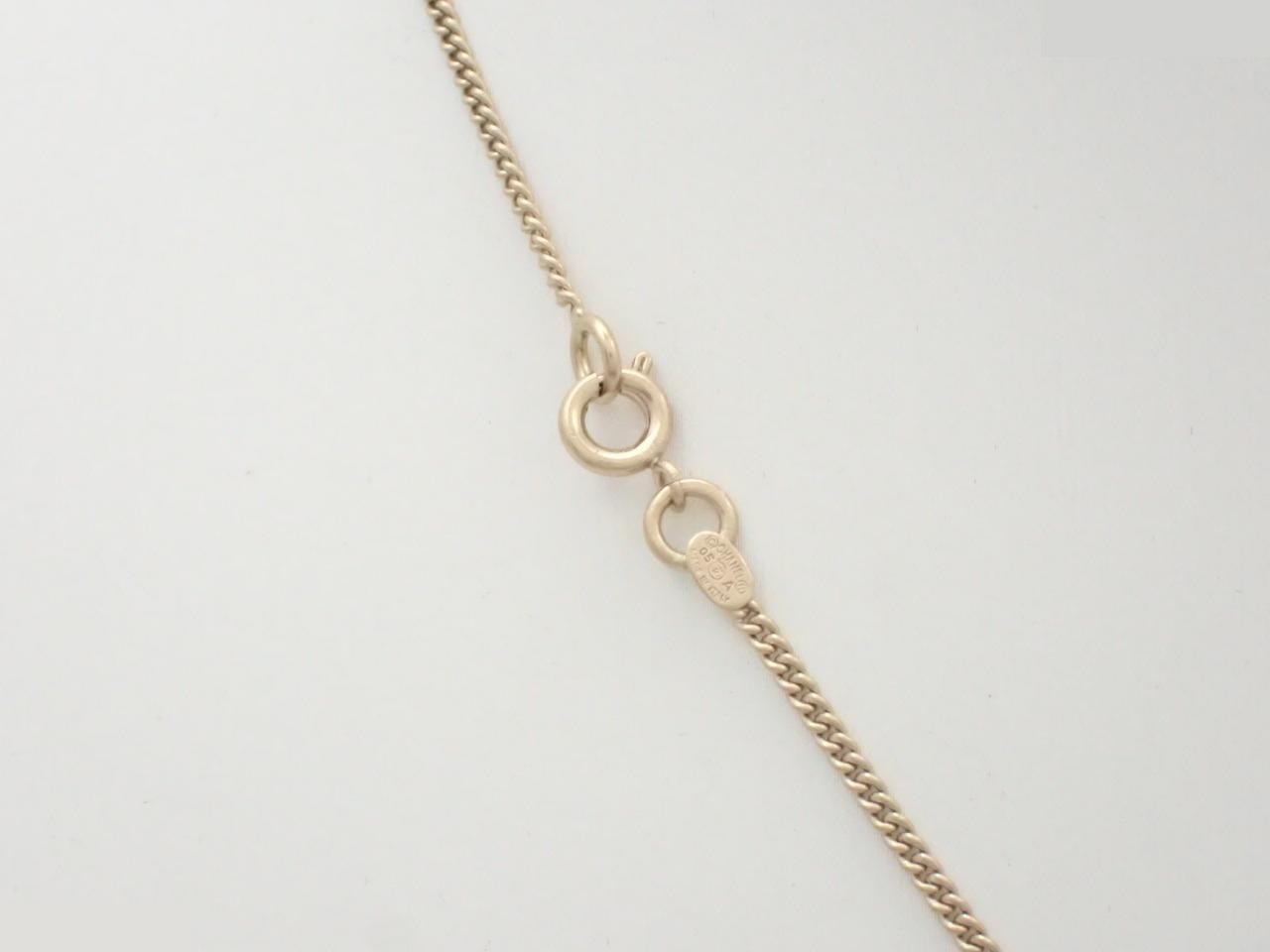 necklace, model 05A, ribbon, Coco Mark, pearl, stone. — view 2