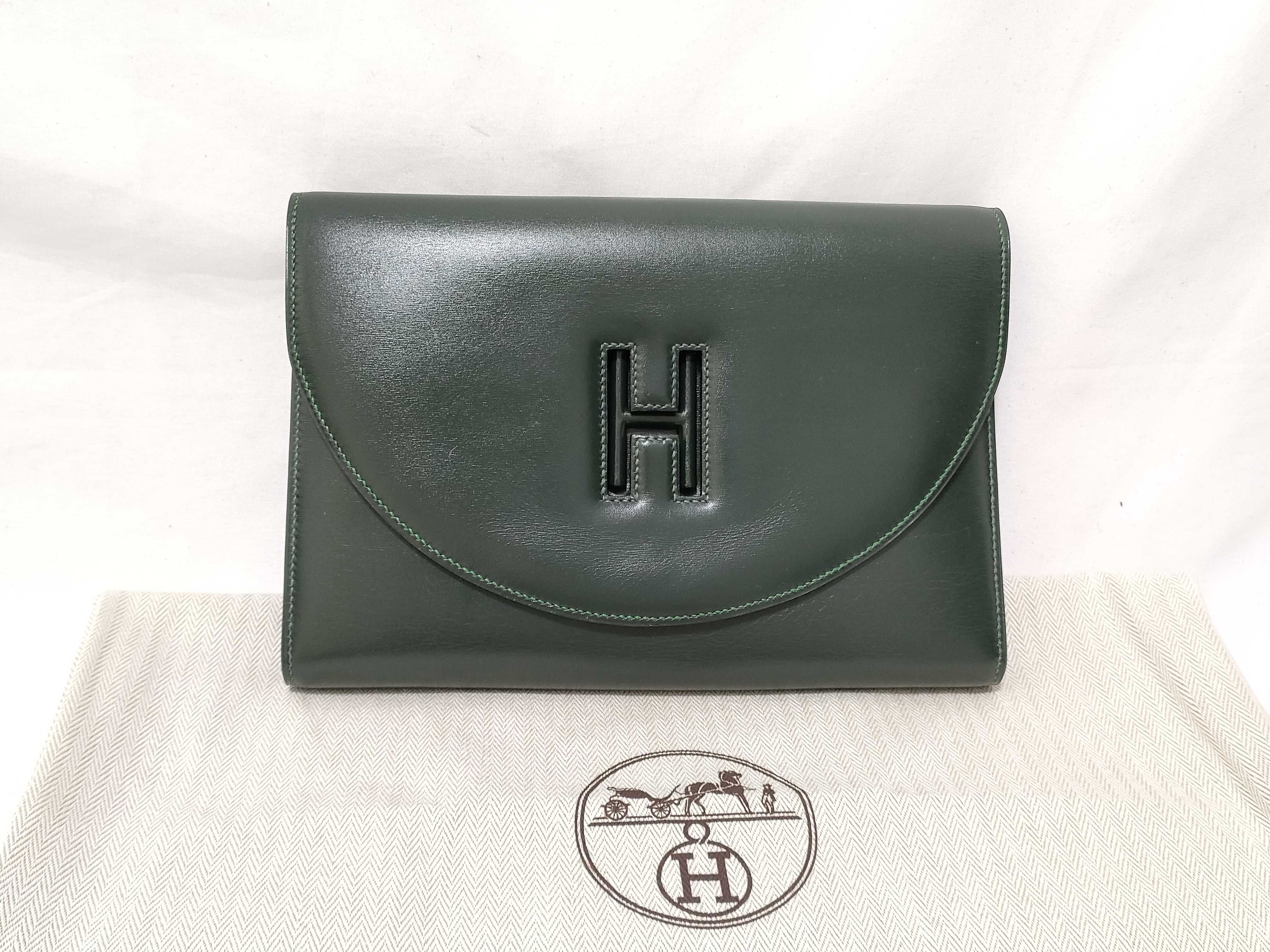 Doblis Clutch Bag with H Logo and Push Lock ( R Clutch Bag)