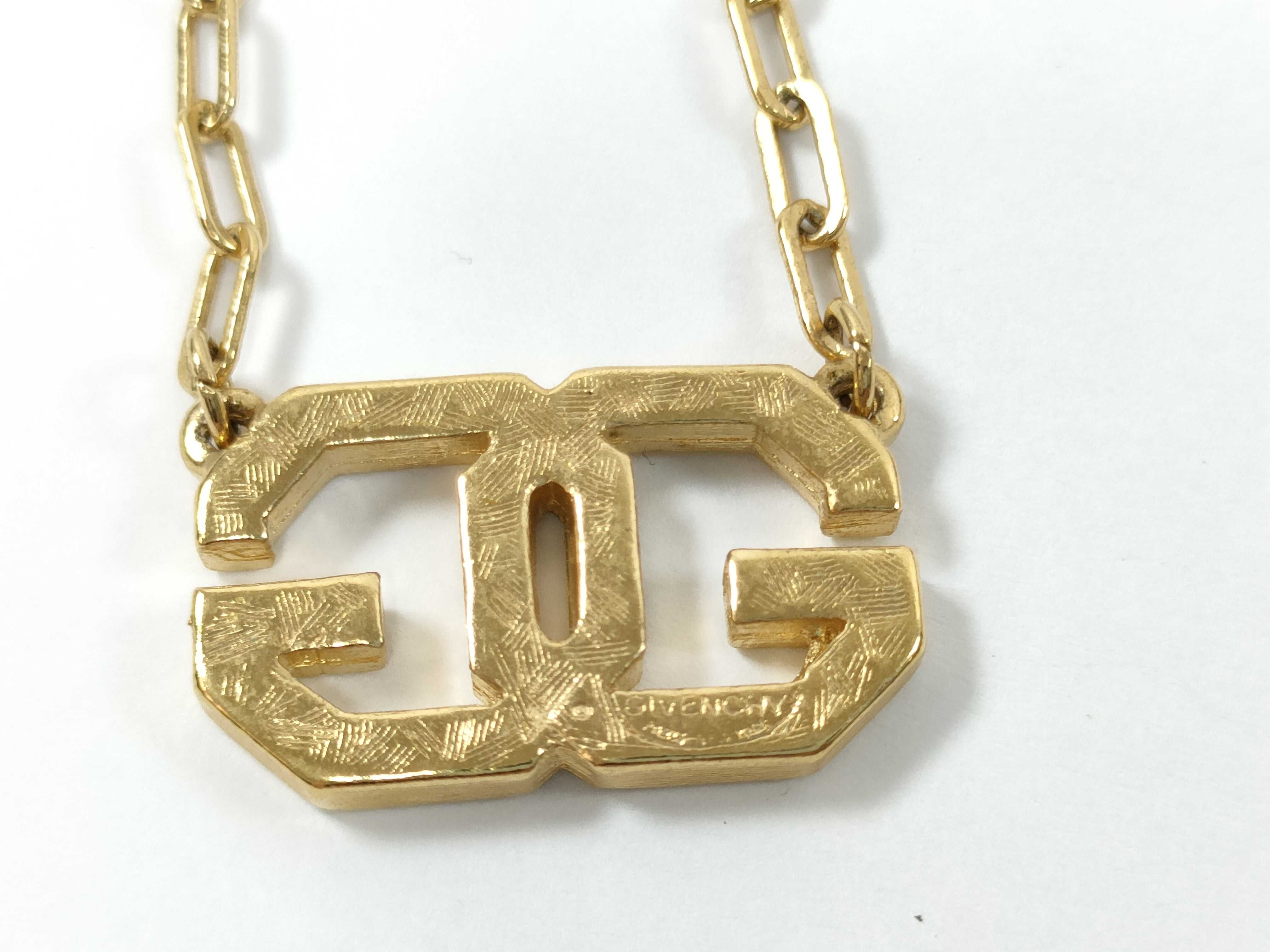 GG Logo Gold Necklace — view 5
