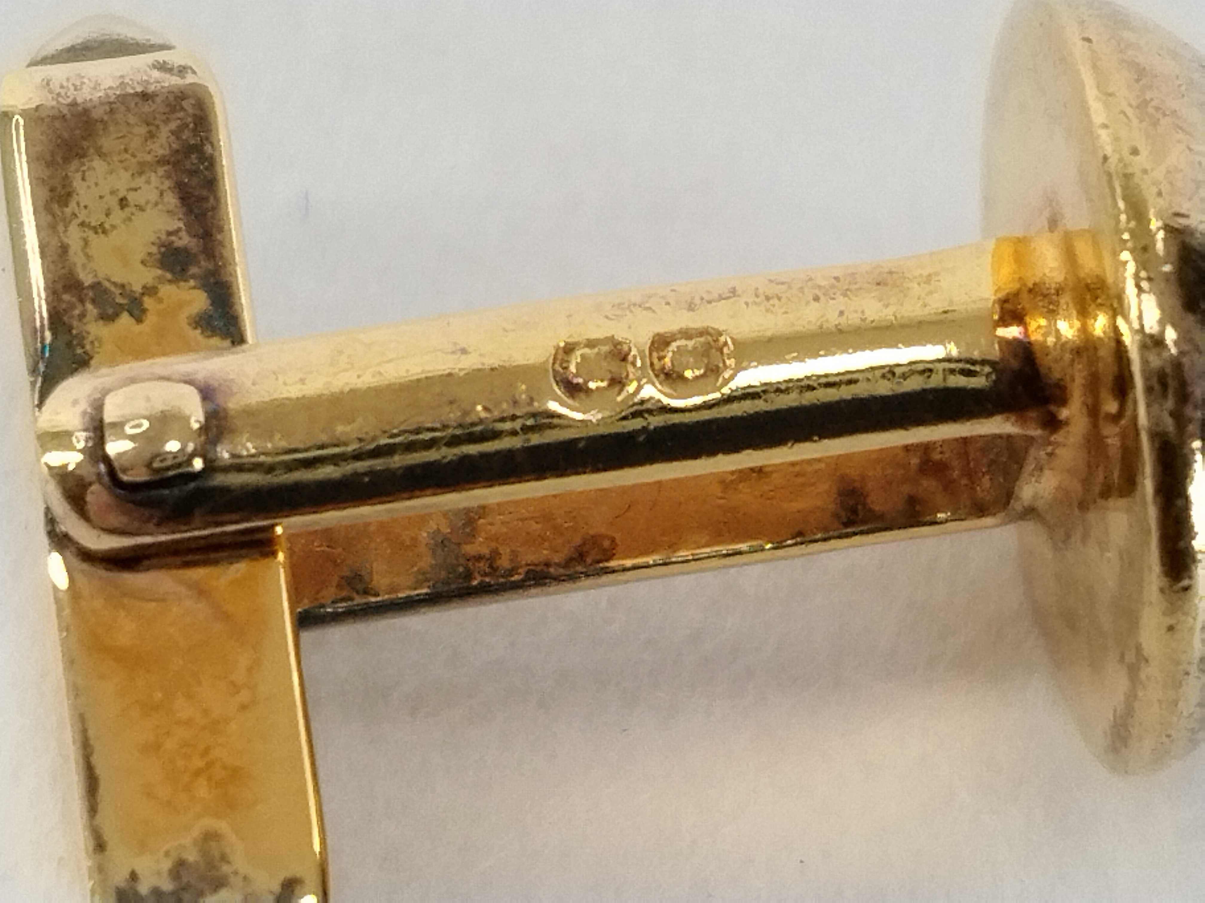 cufflinks (discolored) - Tie clip and cufflinks included. — view 7