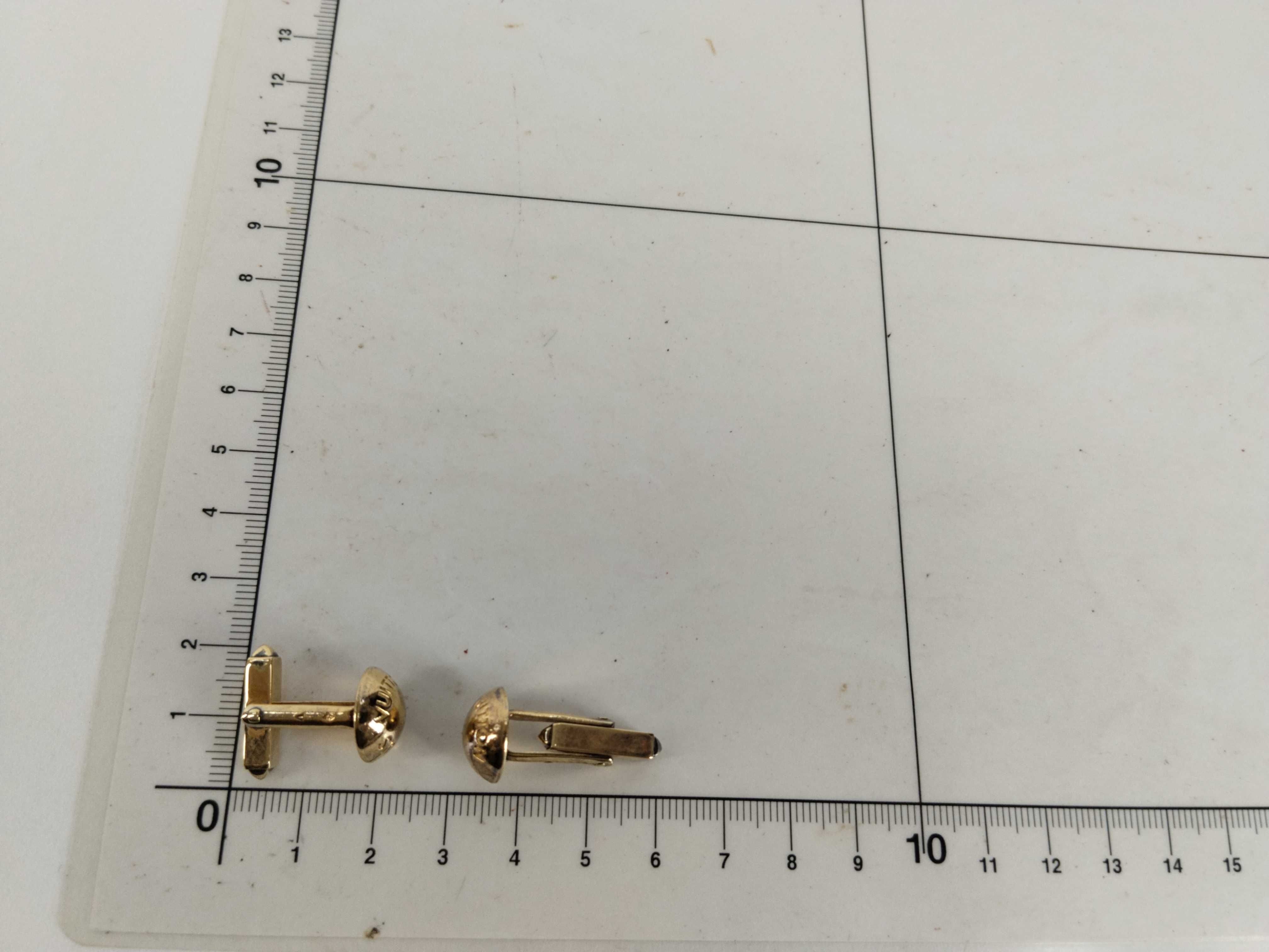 cufflinks (discolored) - Tie clip and cufflinks included. — view 10
