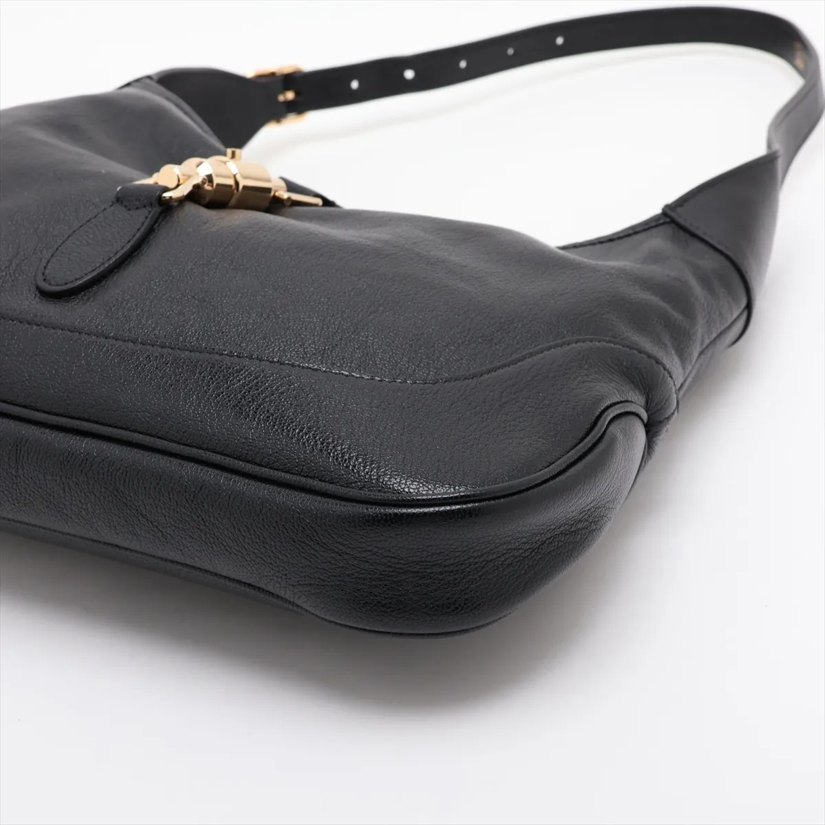 Jackie 1961 Leather Shoulder Bag, Black, 863136 — view 3