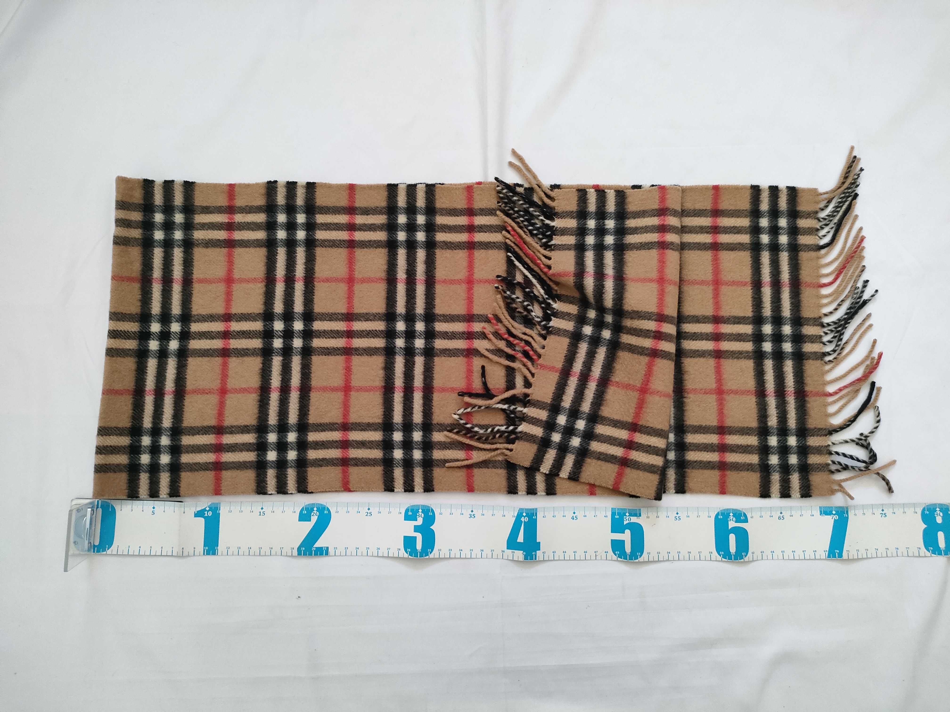 100% Cashmere Scarf, Nova Check Pattern, and other accessories. — view 2