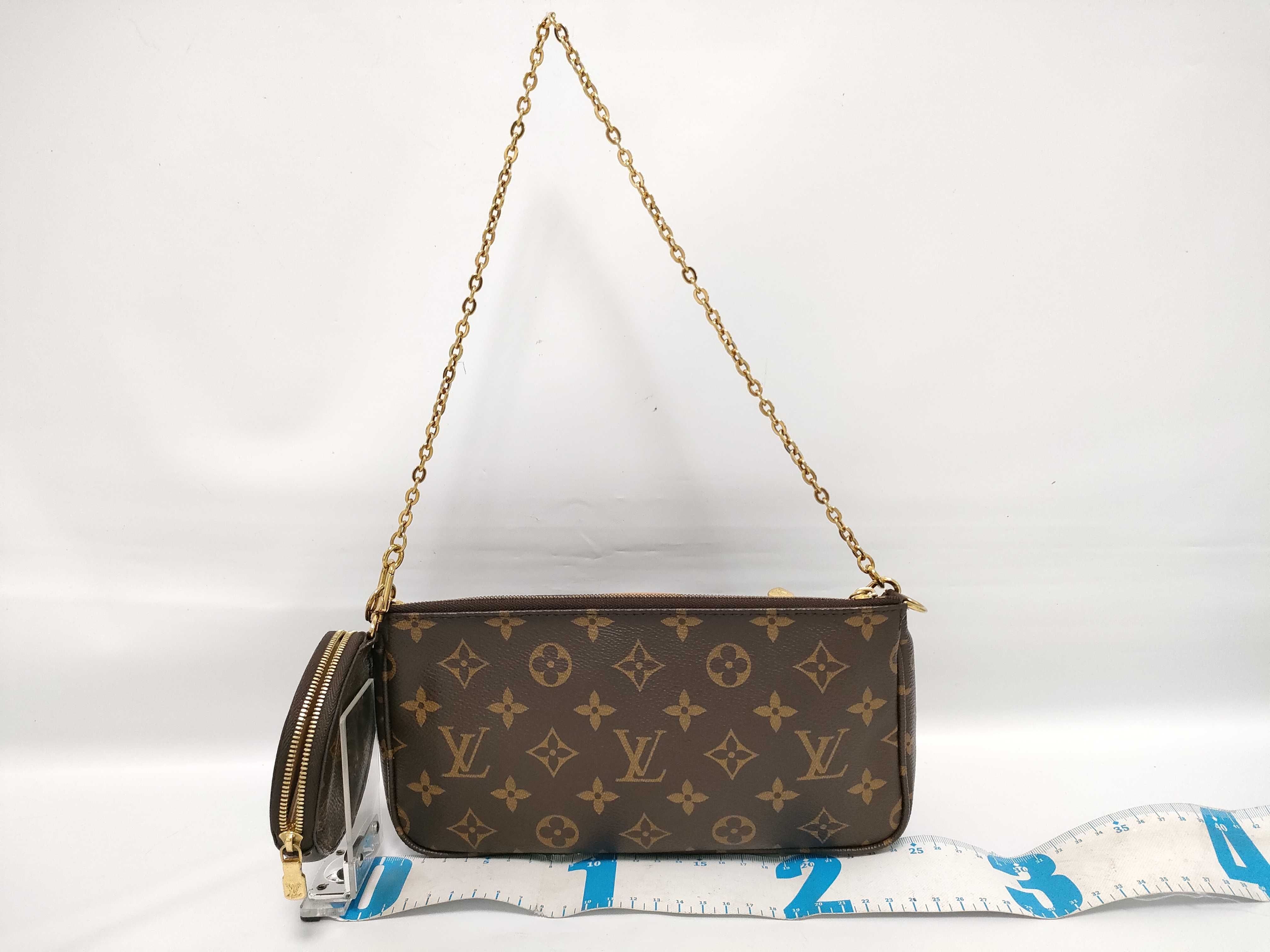 Monogram Louis Vuitton M44840 Monogram Multi Pochette Accessoires 2-Way Shoulder Bag Pouch — view 2