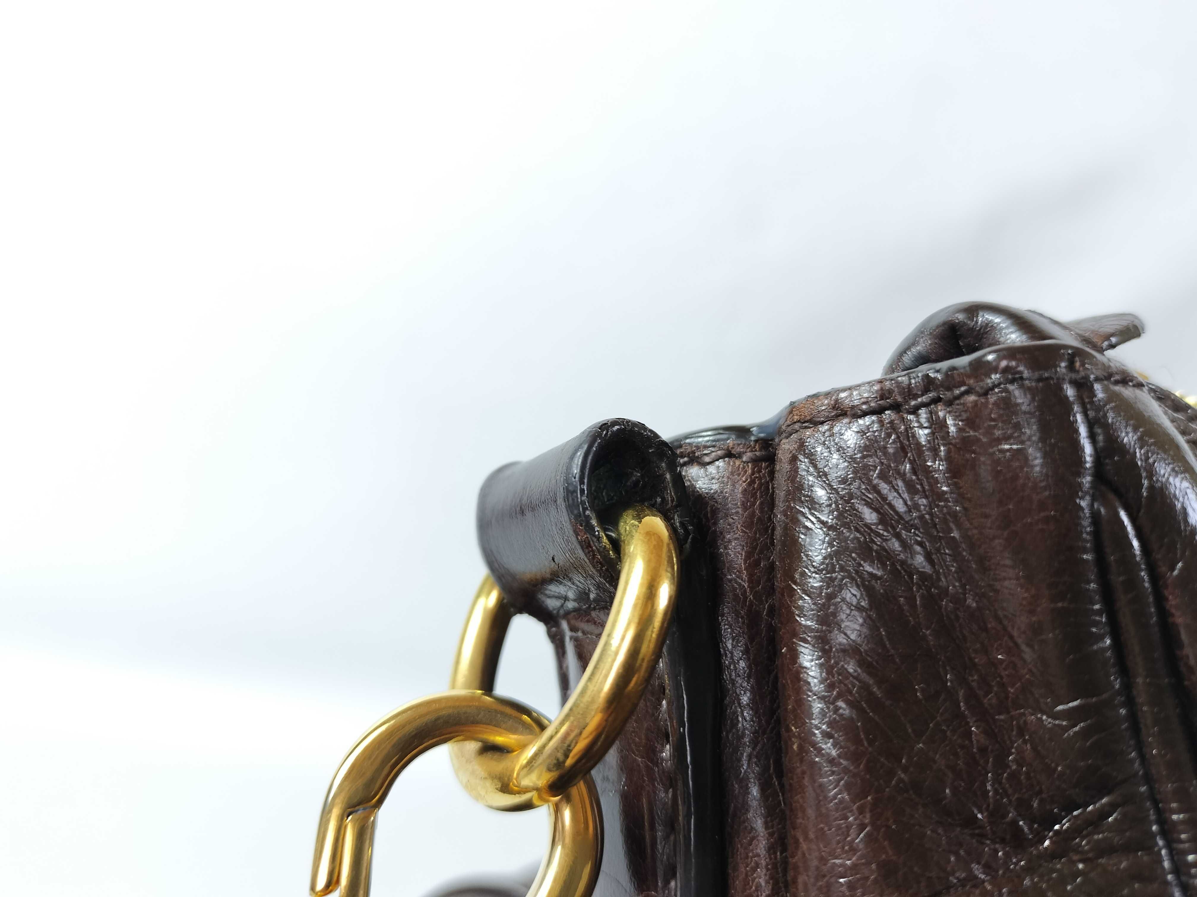 Vitello Shine Morocco Color Handbag — view 7