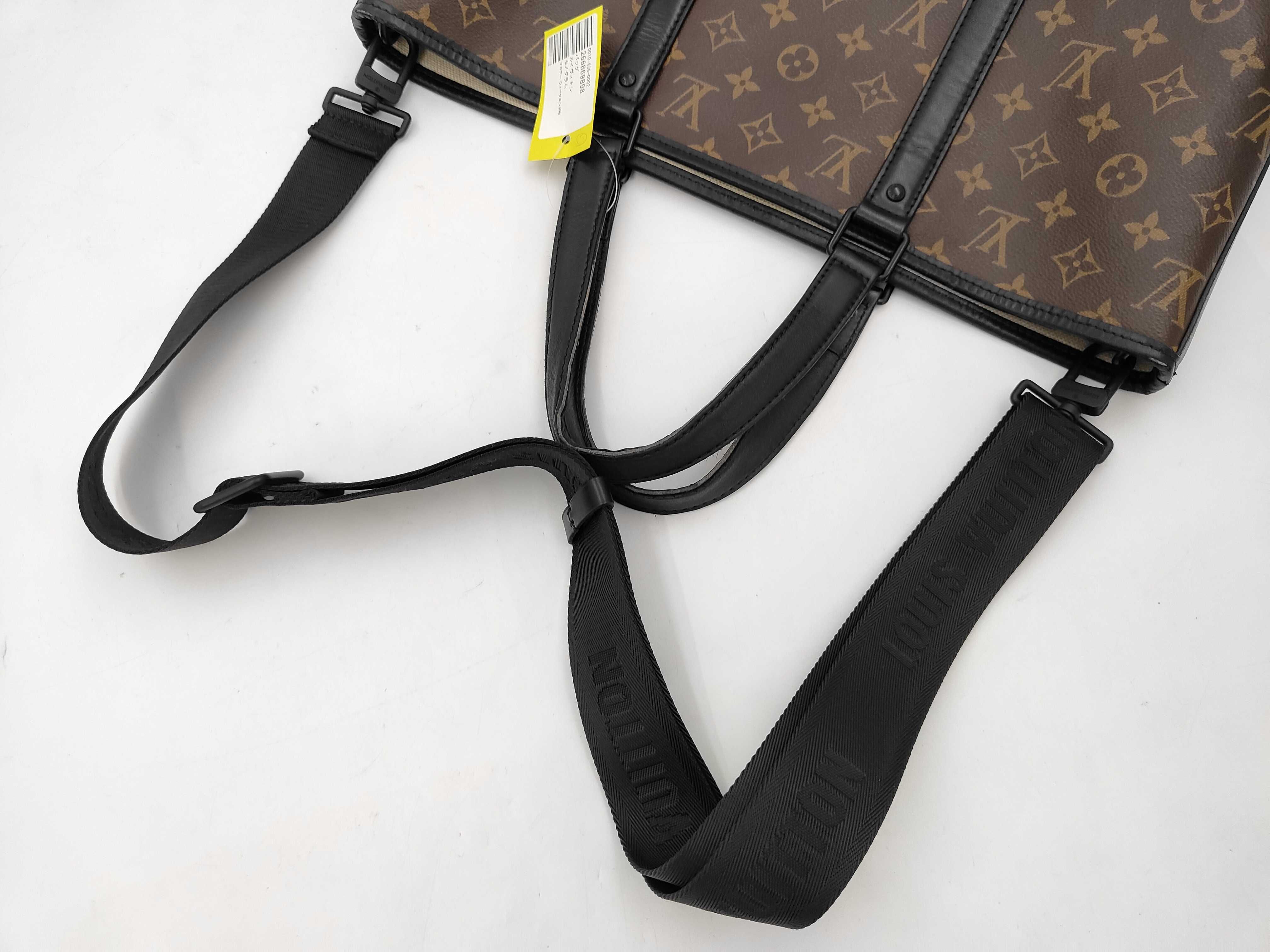 Monogram Macassar Weekend PM Handbag — view 5