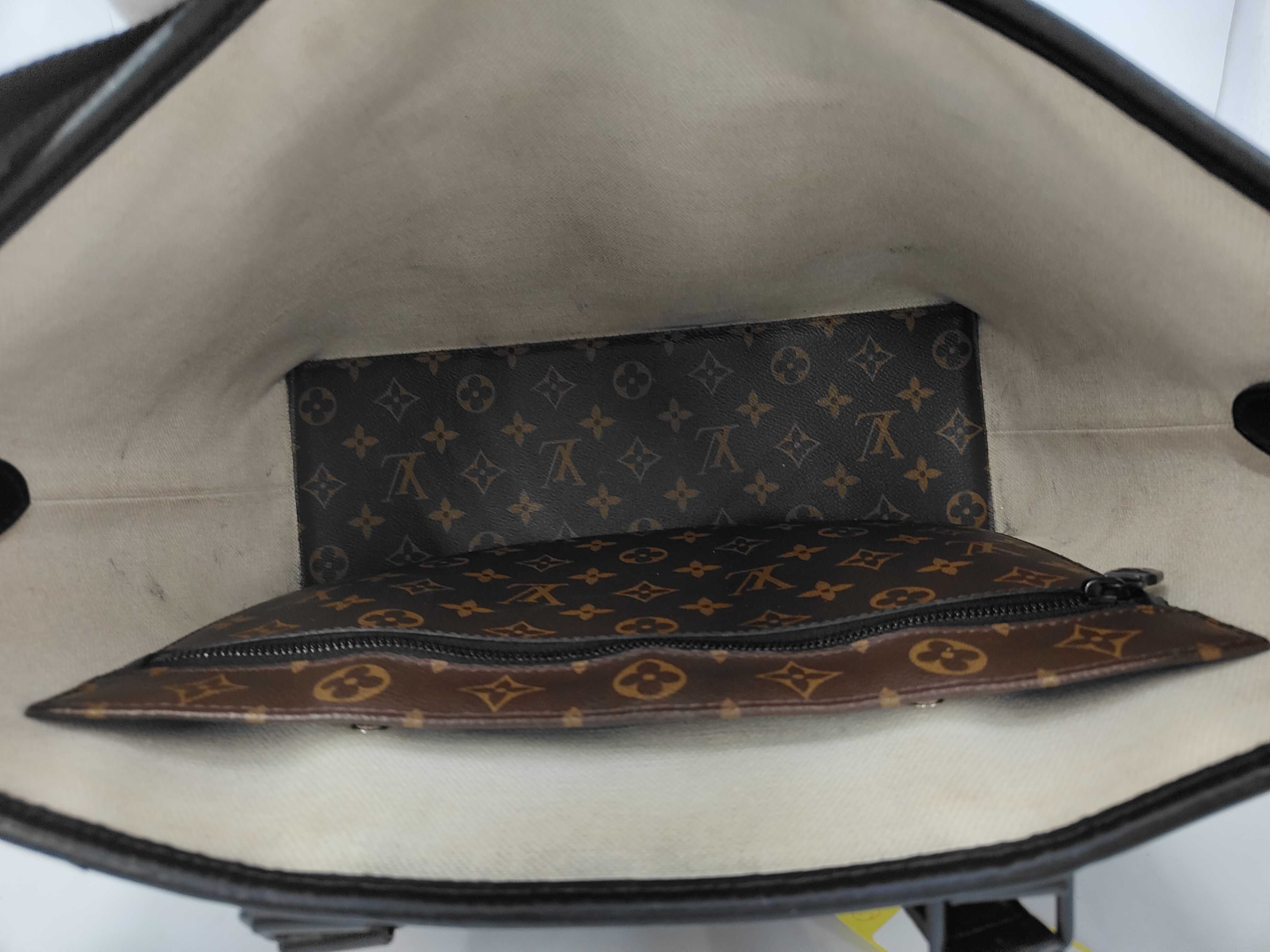 Monogram Macassar Weekend PM Handbag — view 9