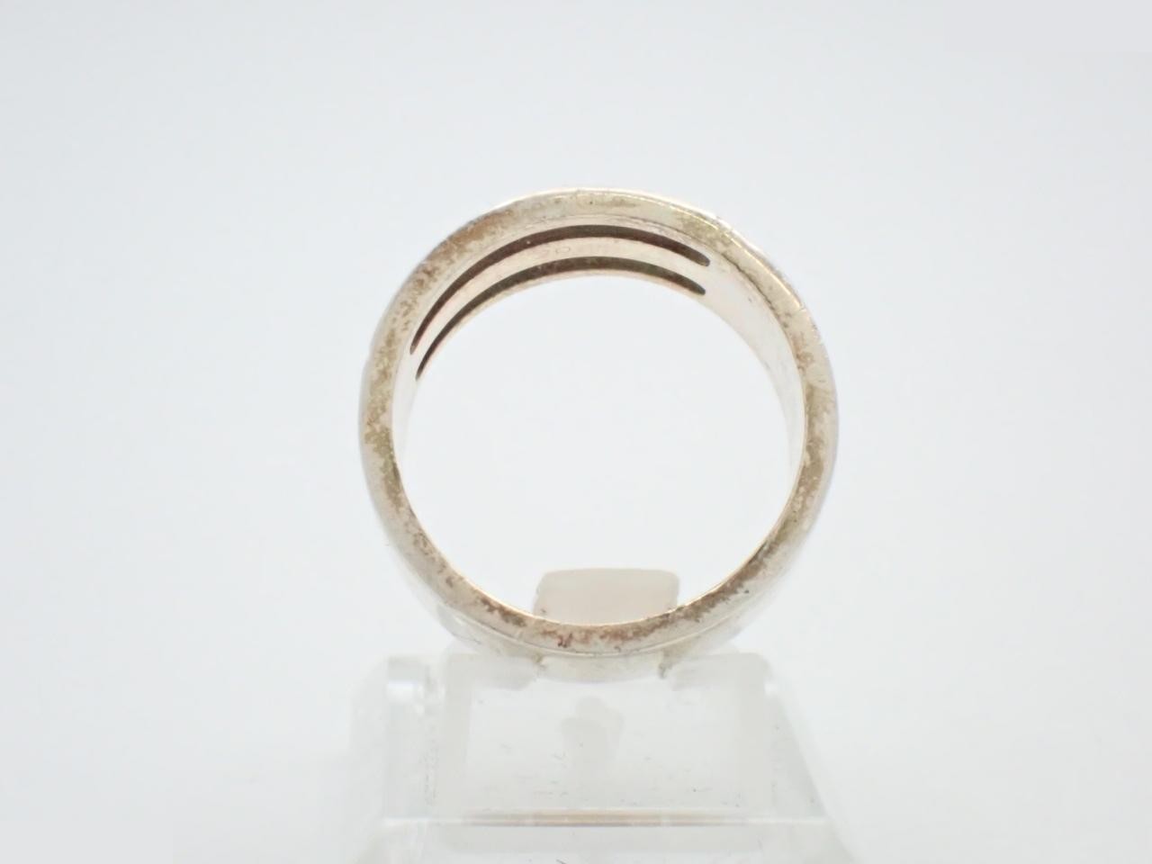 Ring, logo wide ring, size 61, AG925, 12.3g, stamped 20, actual size #19 — view 3