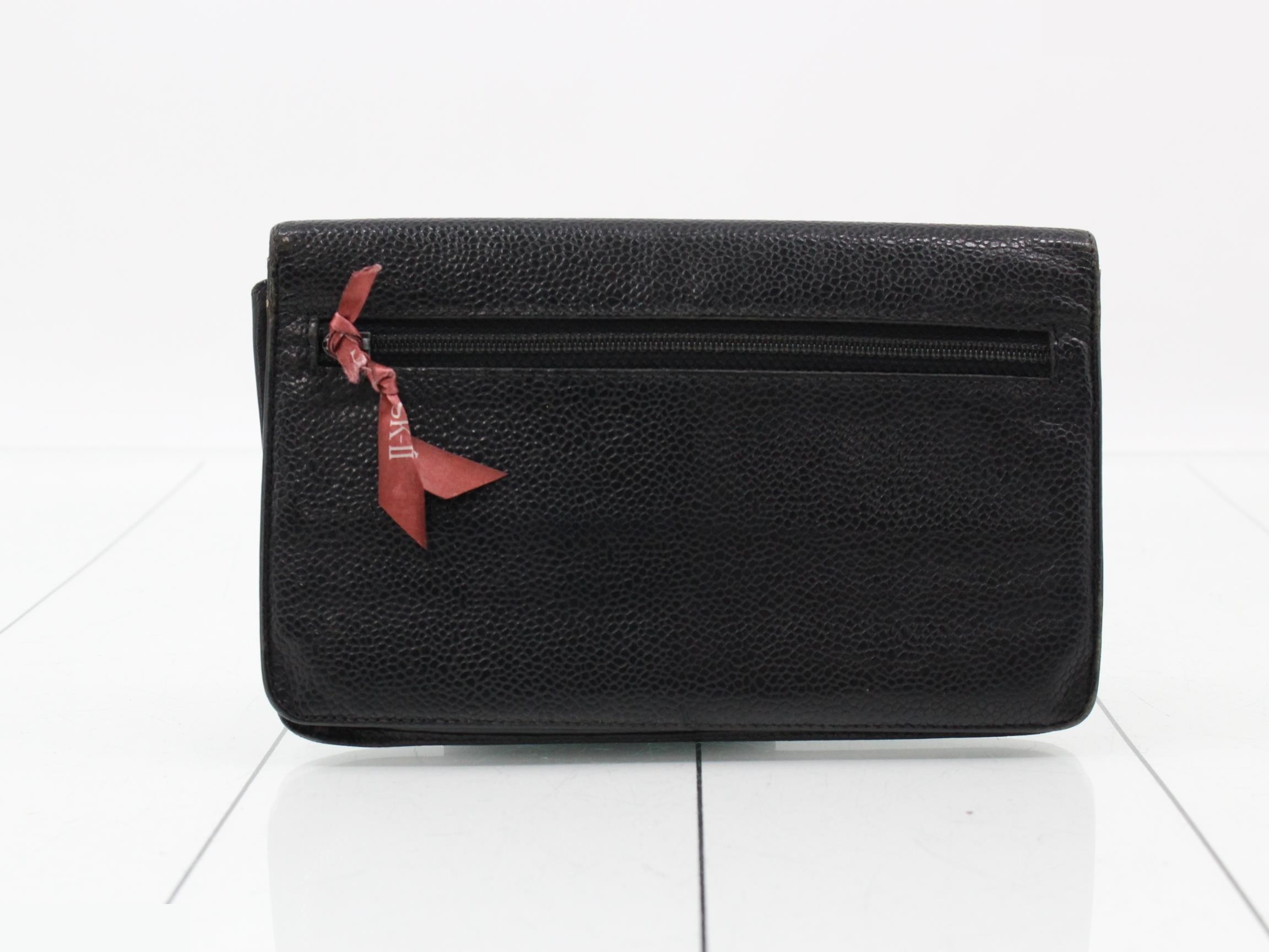 Caviar leather long wallet — view 2