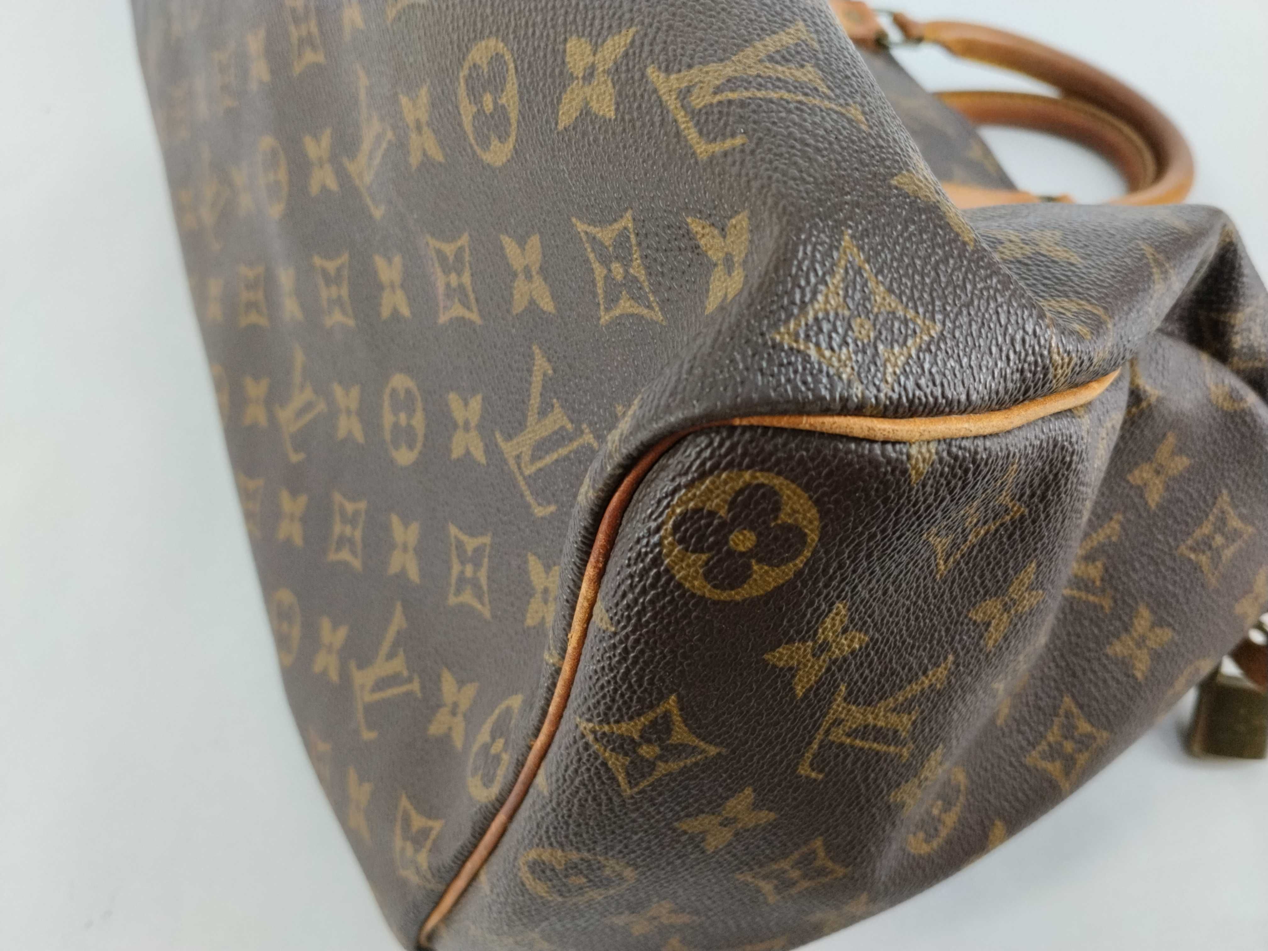 Monogram Louis Vuitton Speedy 40 Boston Bag Handbag Boston Bag — view 6