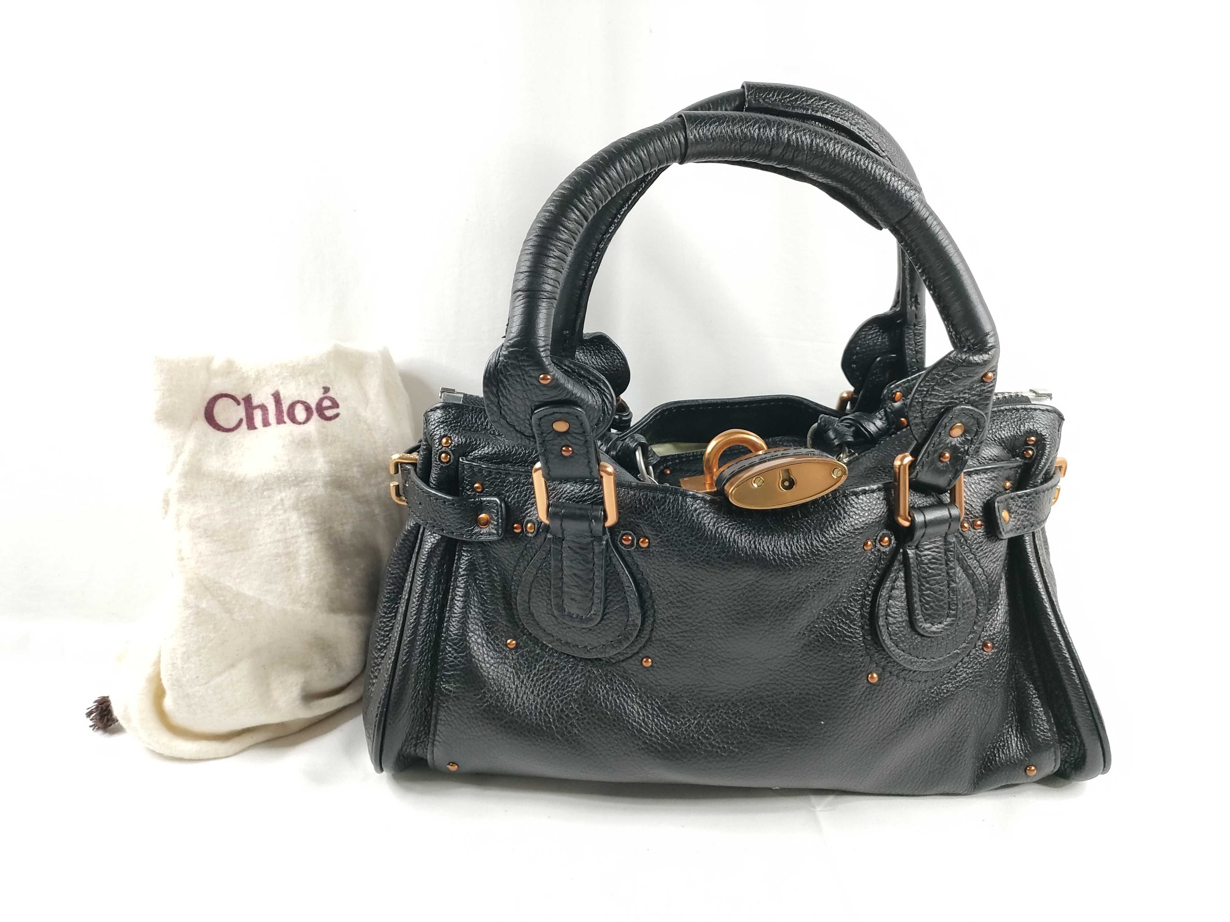 Paddington handbag with key and padlock