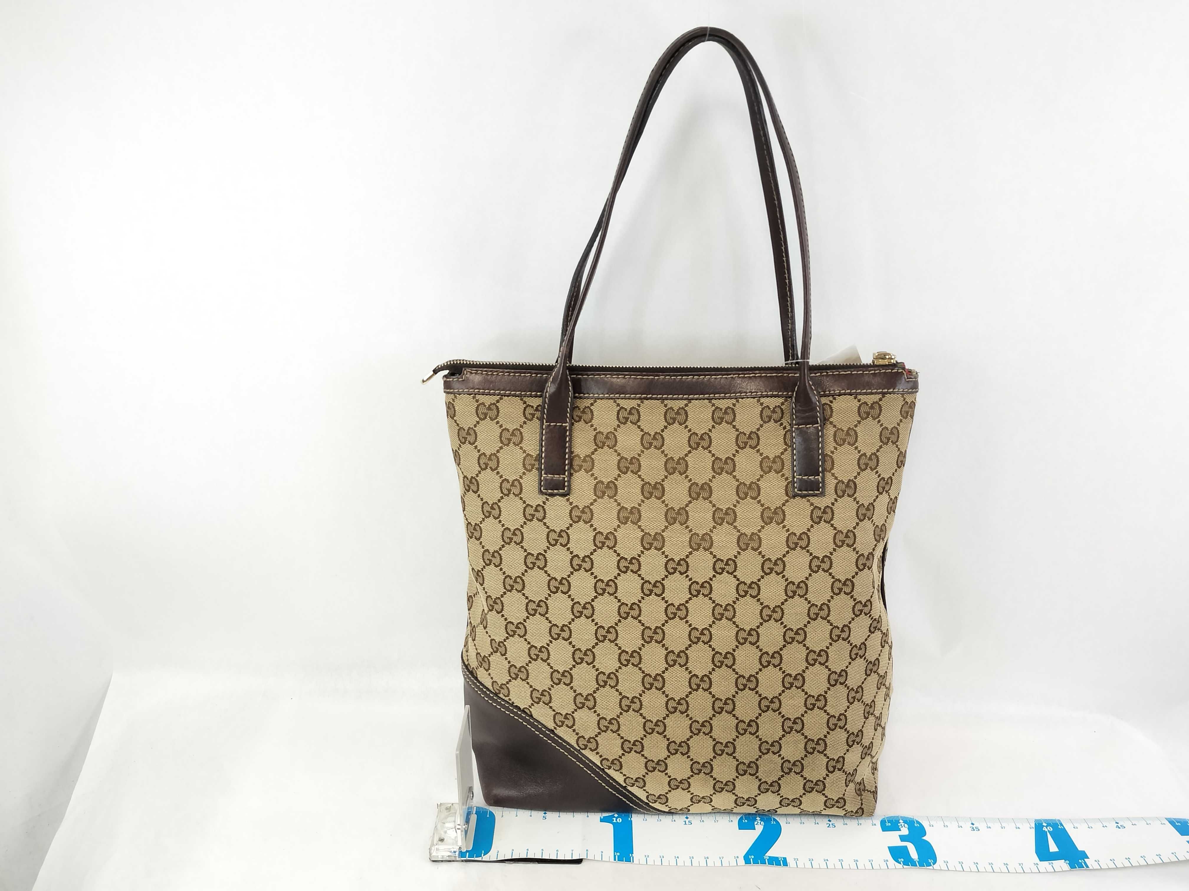 GG Canvas 182492 Tote Bag with G Hardware — view 2