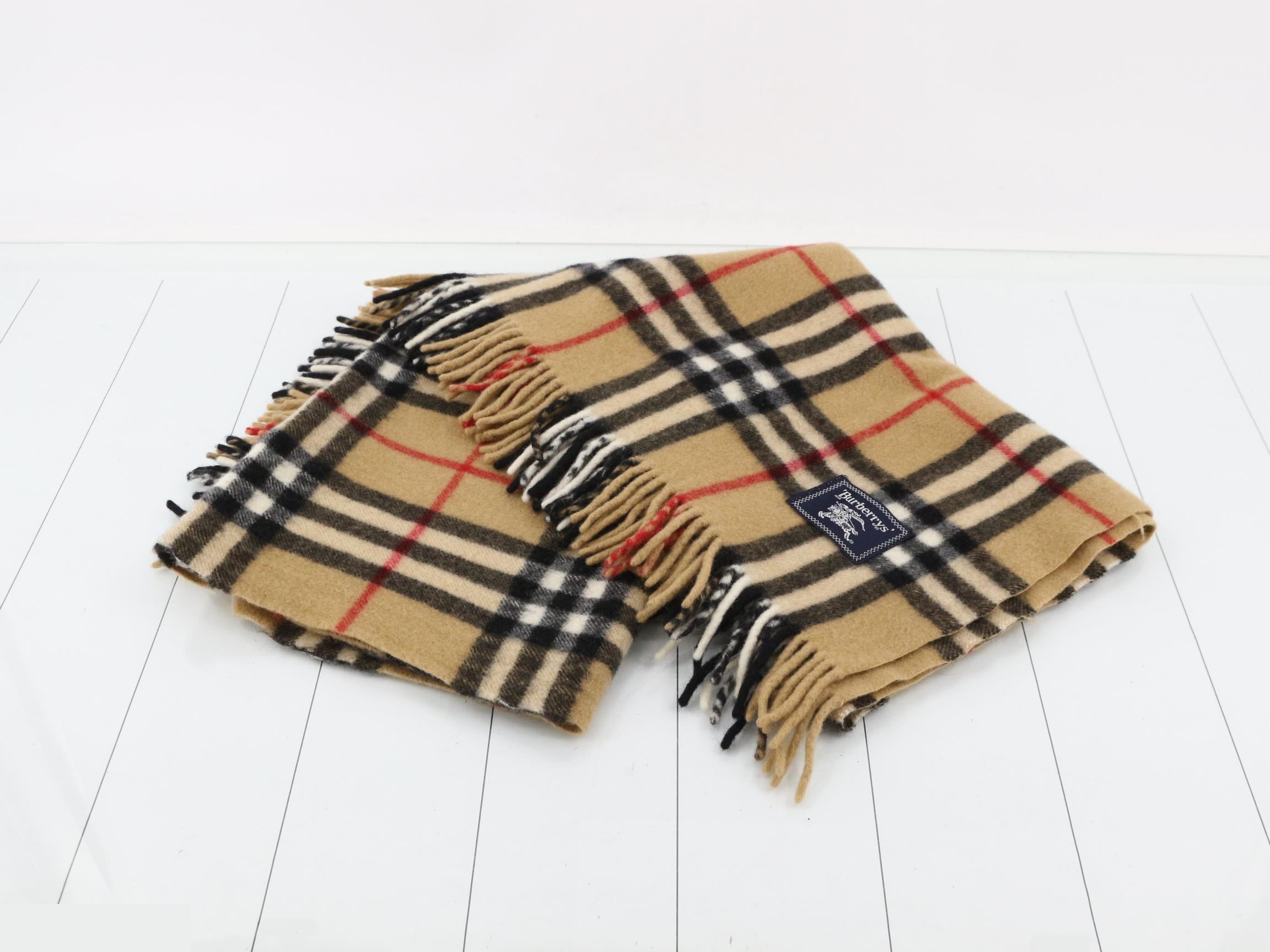 plaid stole — view 2