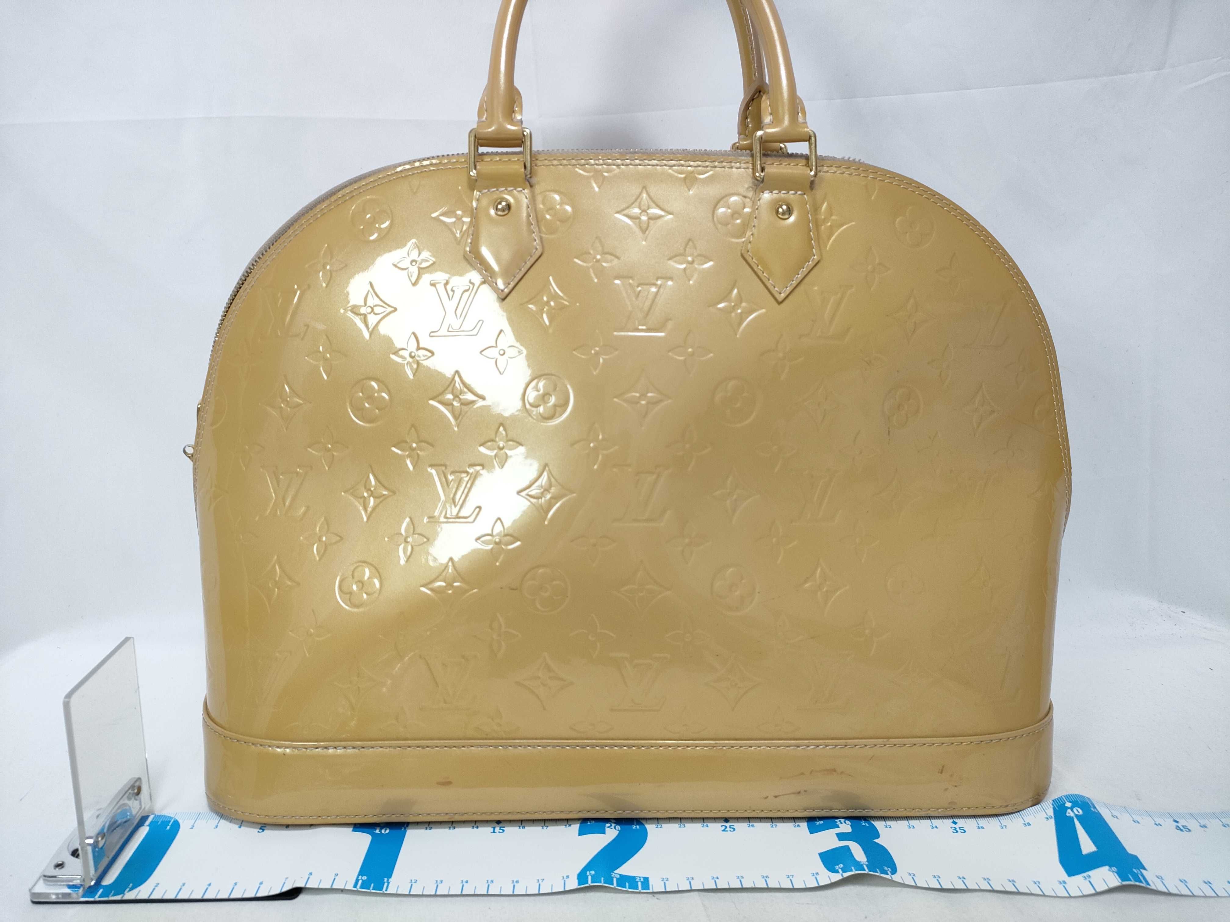 Vernis Alma GM Vernis Yellow Handbag — view 2