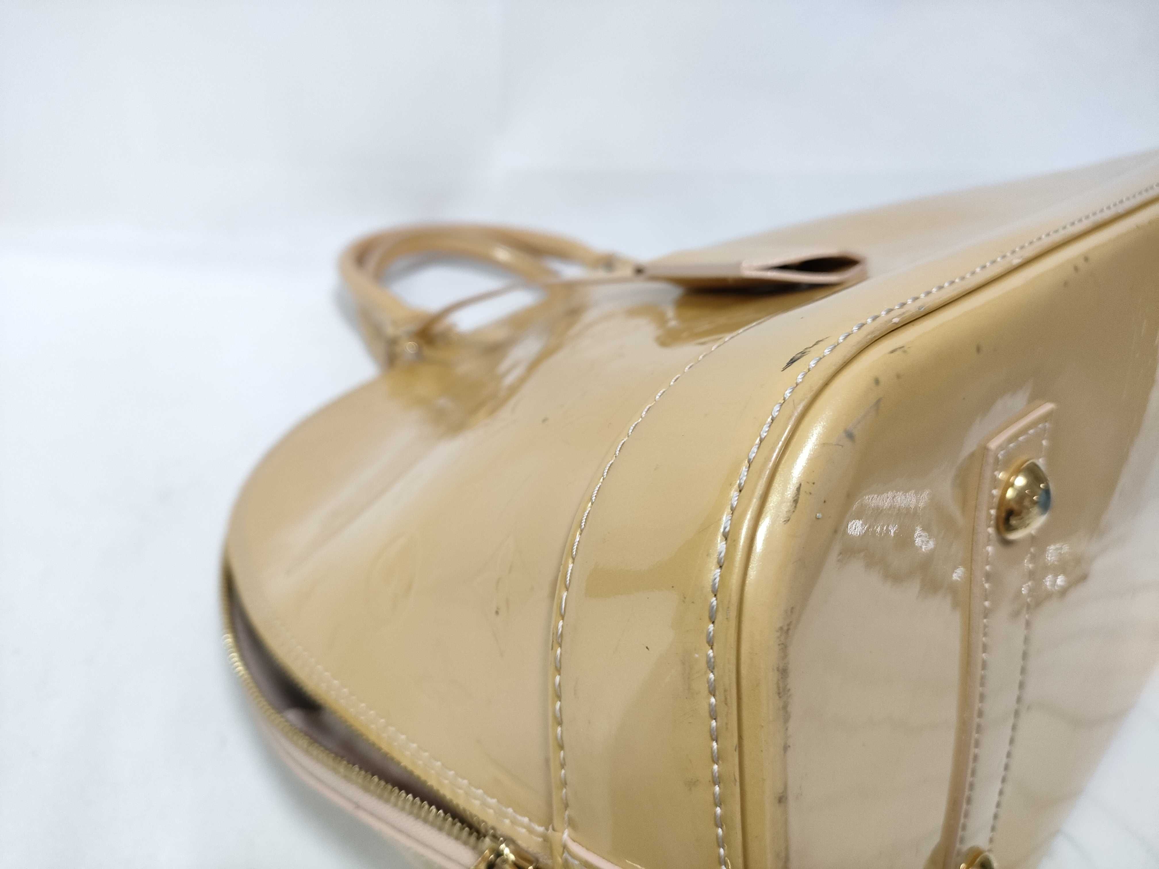 Vernis Alma GM Vernis Yellow Handbag — view 6