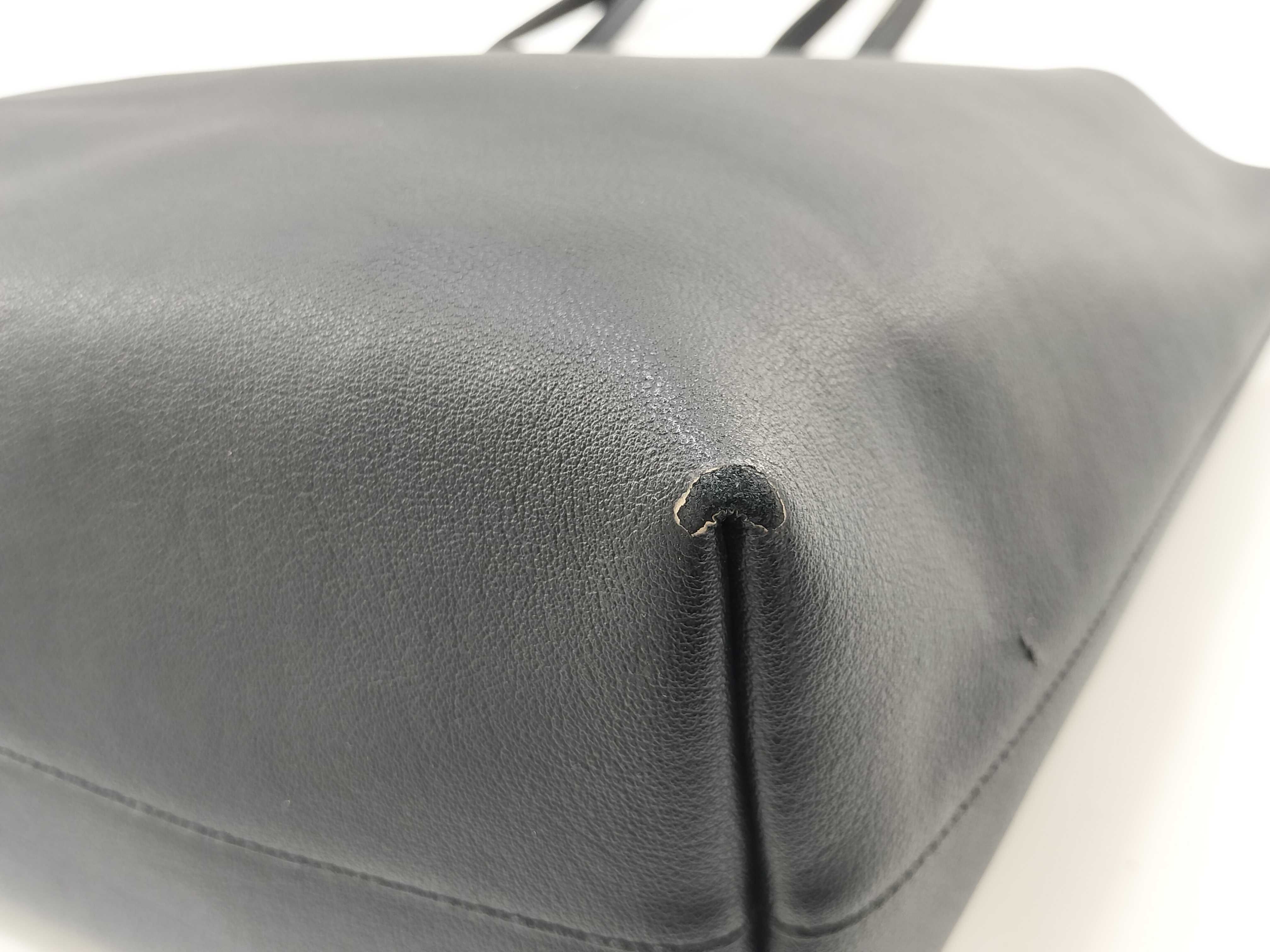 Sac Shopping Tote Bag, Black Leather, 394195 Tote Bag — view 5