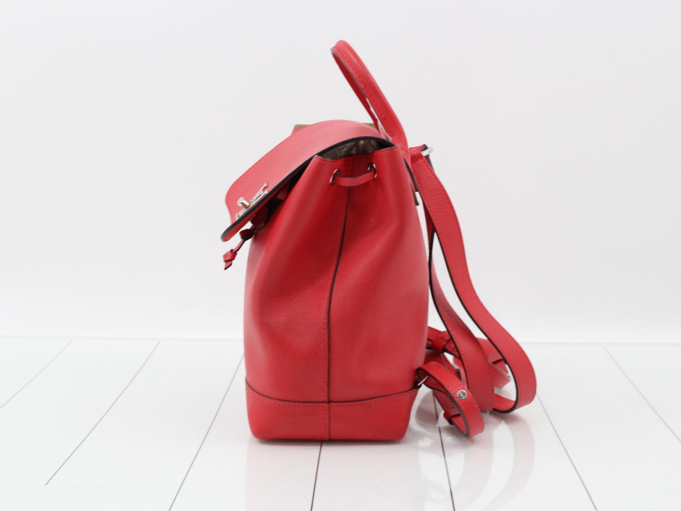 Lockme Backpack (Red) — view 3