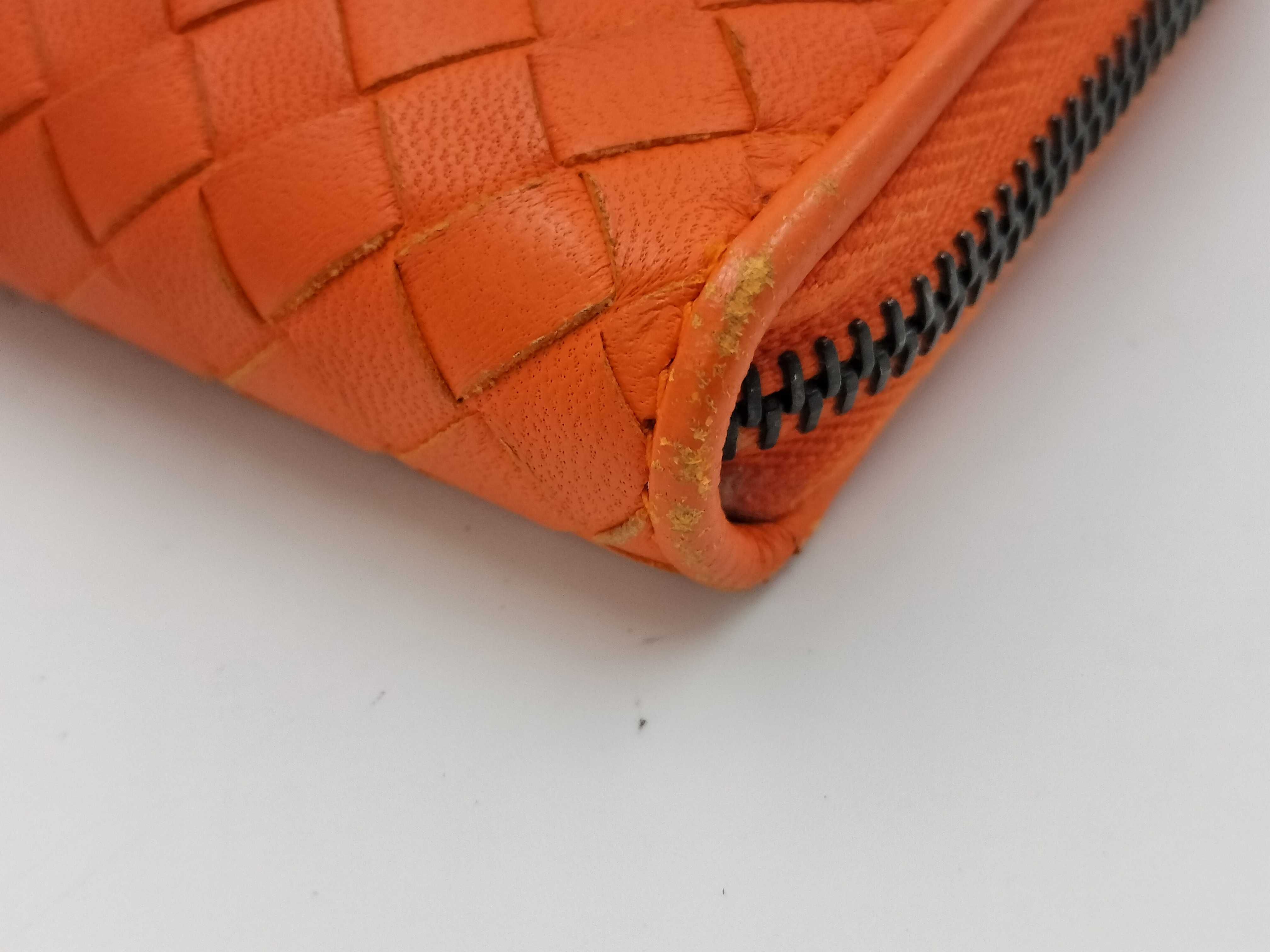 Intrecciato Round Zipper Long Wallet — view 5