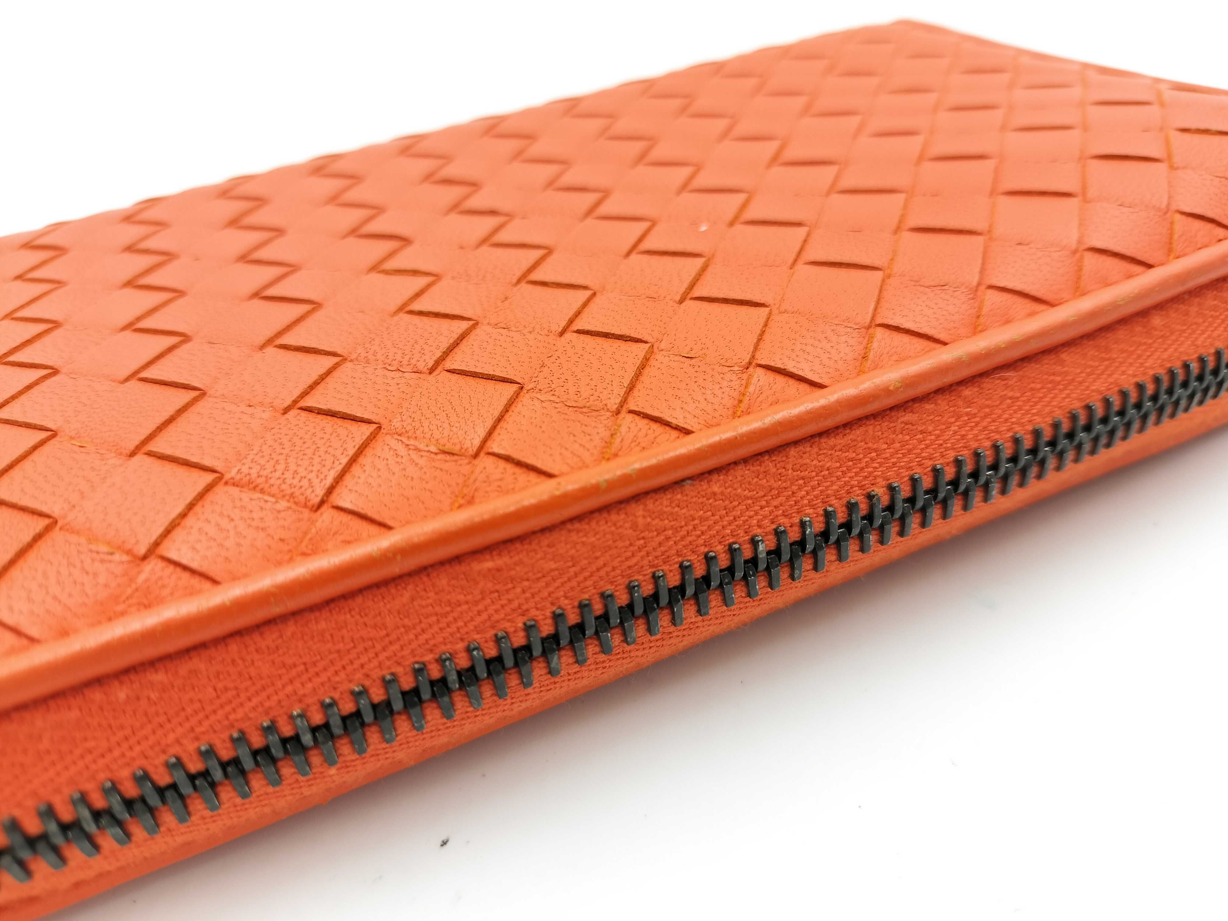 Intrecciato Round Zipper Long Wallet — view 6