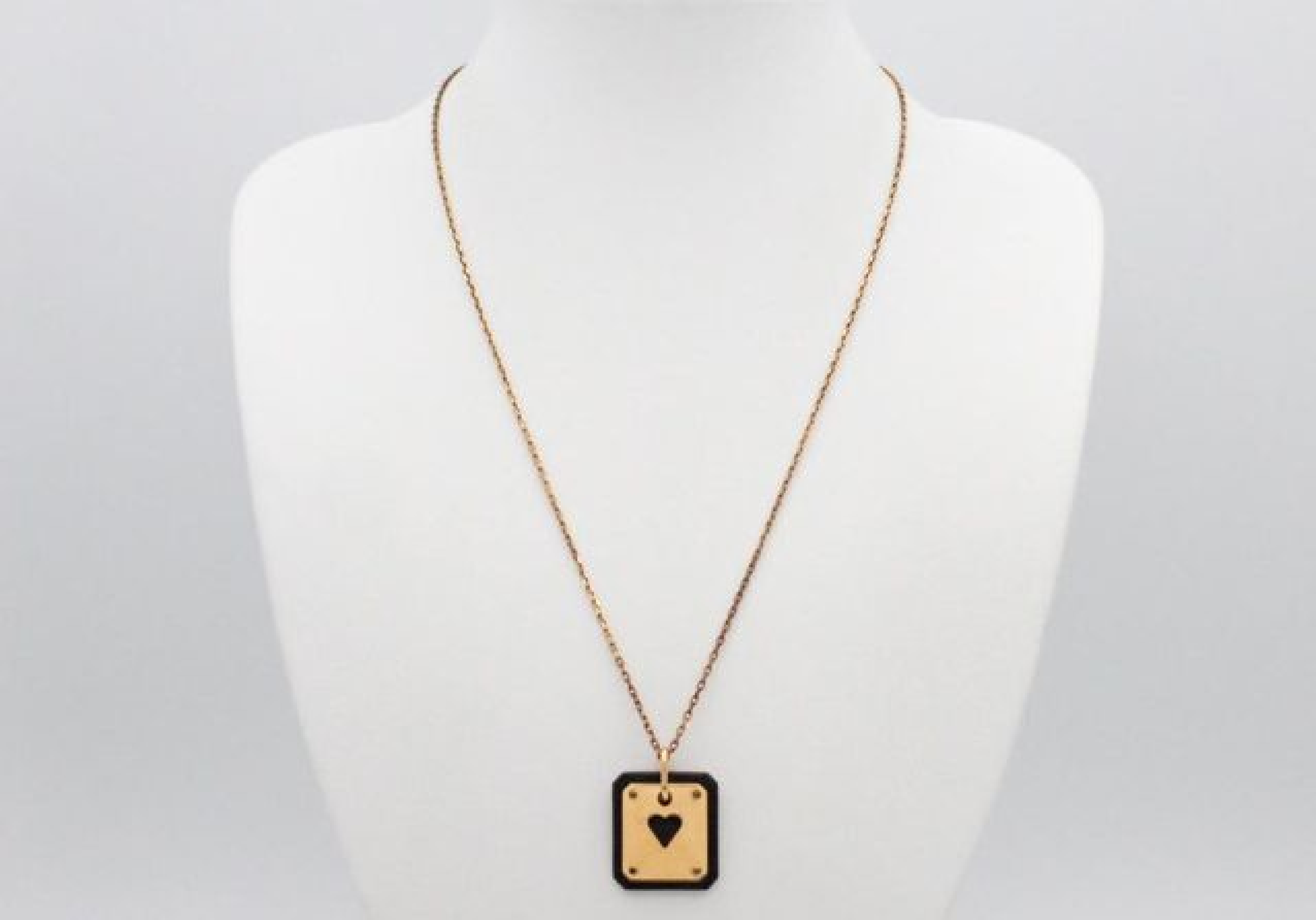 As de Coeur Necklace — view 3