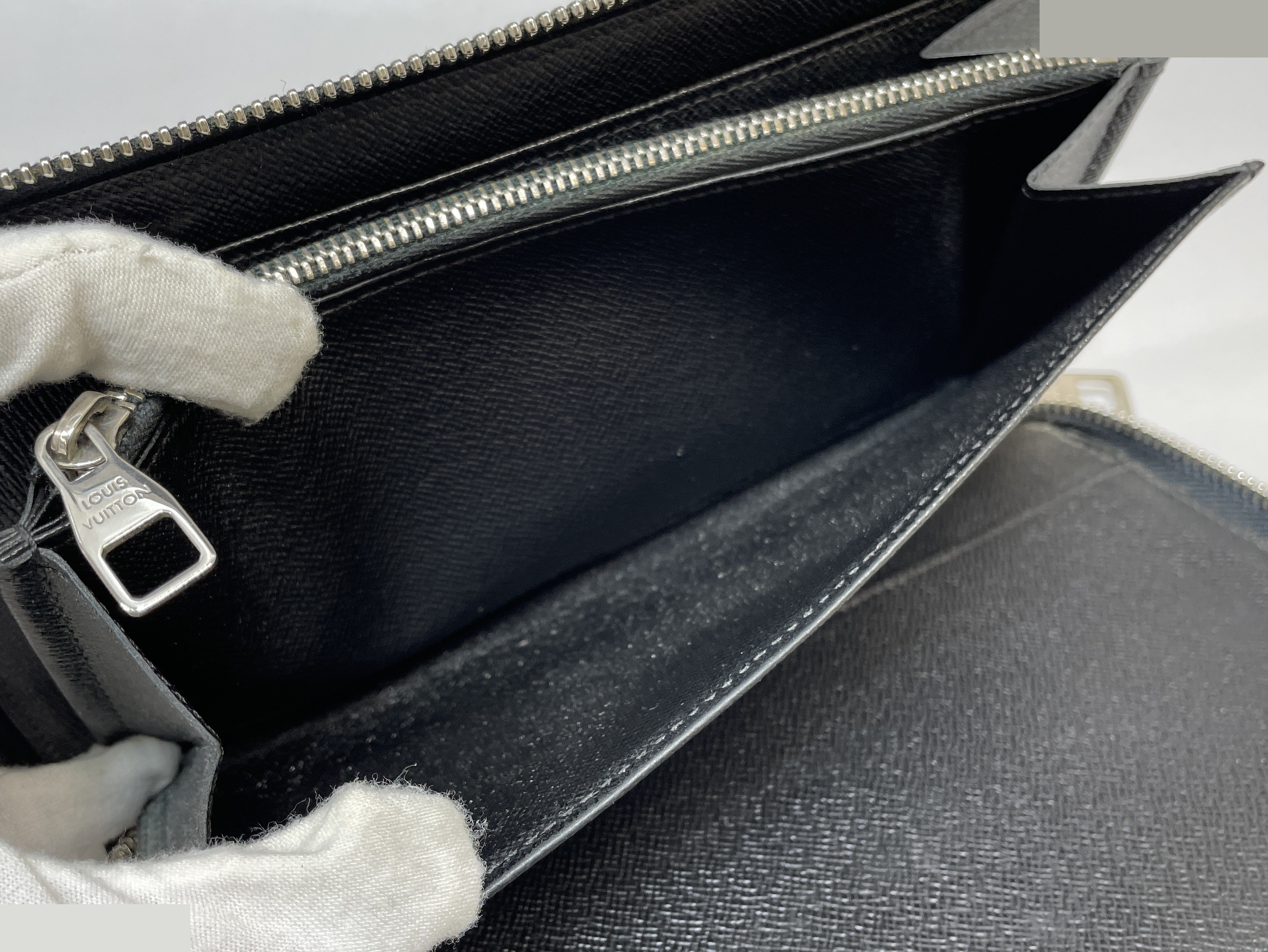 Damier Graphite Zippy Organizer Long Wallet, Black — view 11