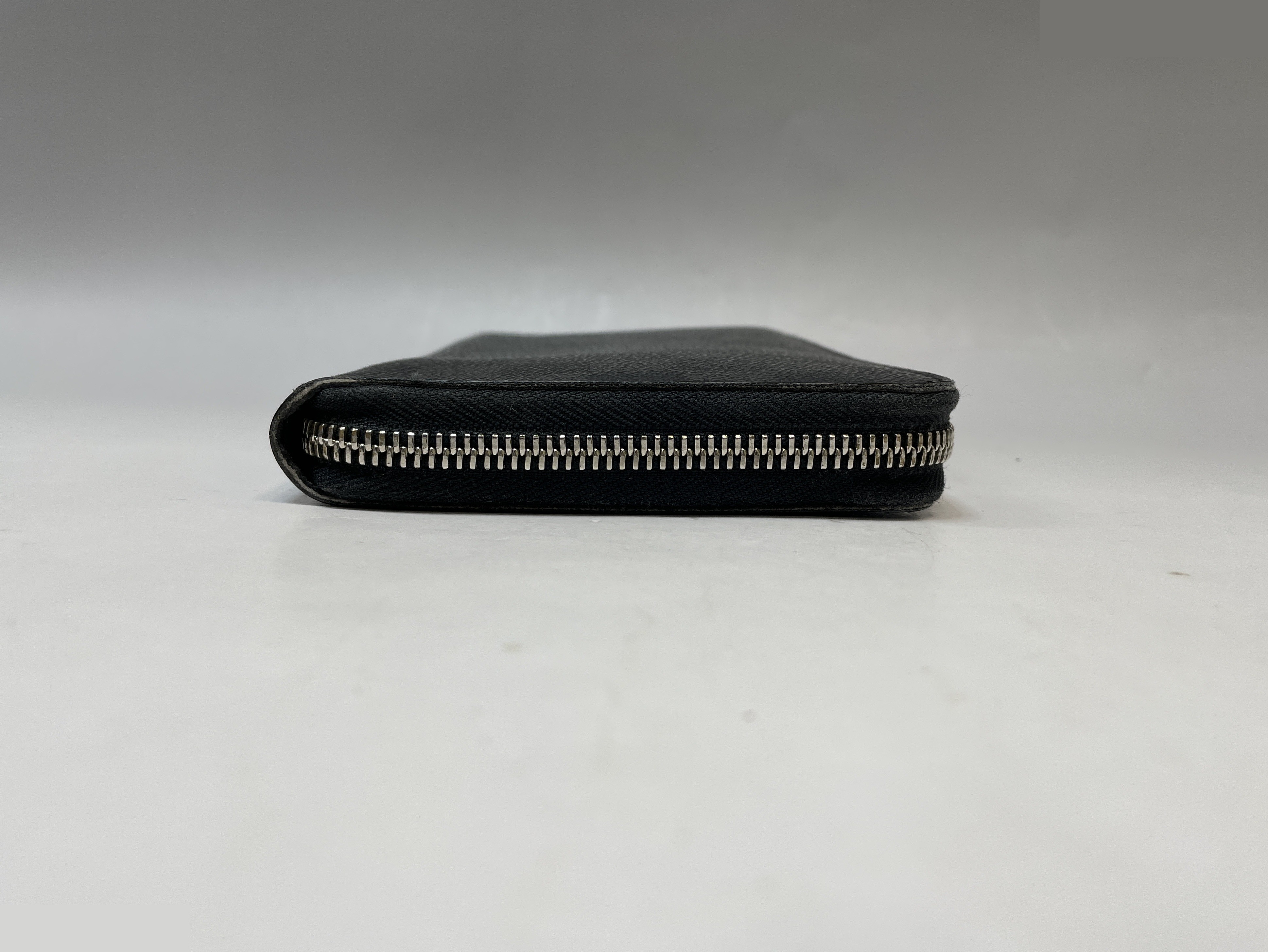 Damier Graphite Zippy Organizer Long Wallet, Black — view 4