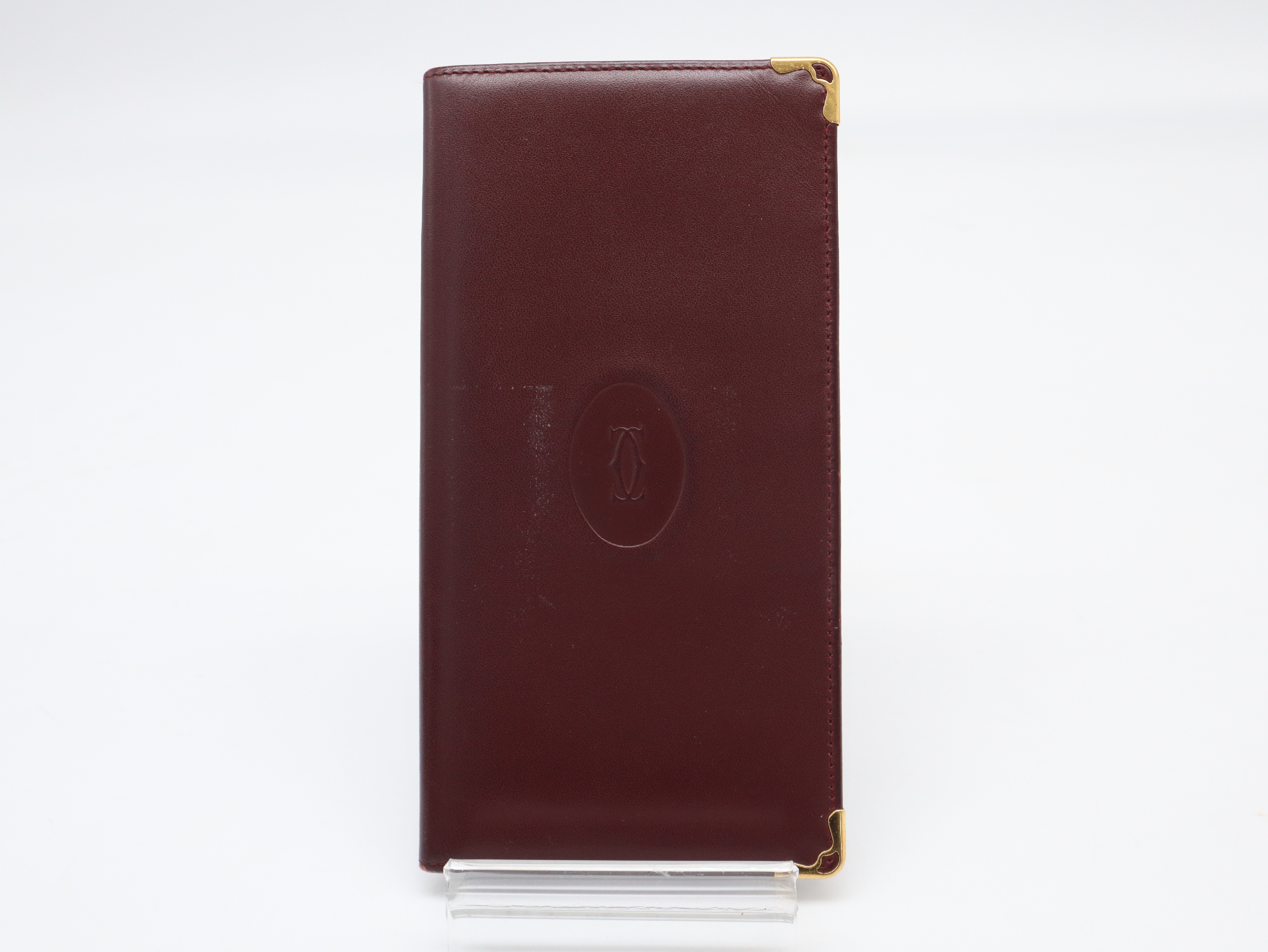 Must Line Bi-fold Wallet, Leather, Bordeaux, Billfold
