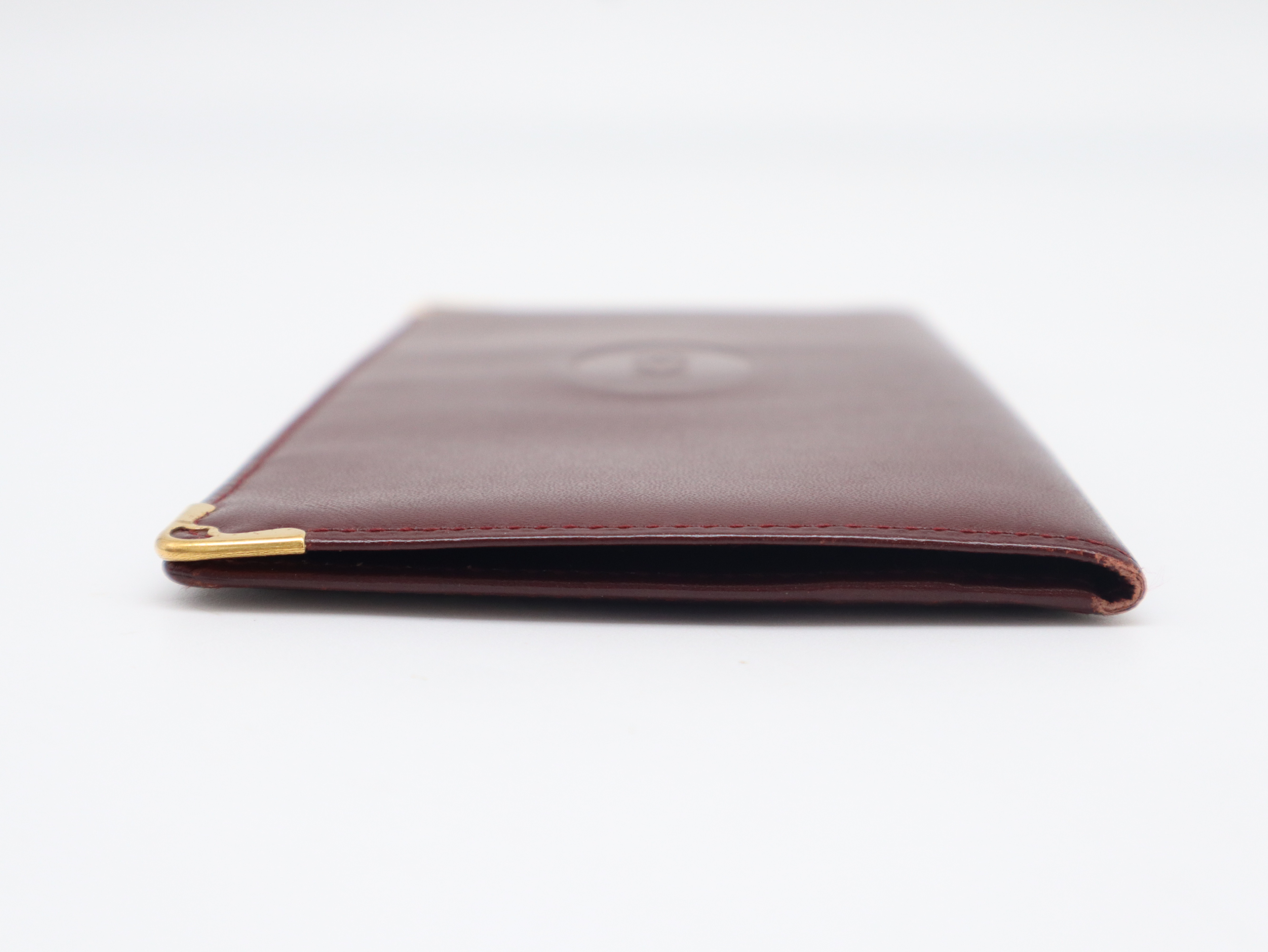 Must Line Bi-fold Wallet, Leather, Bordeaux, Billfold — view 4