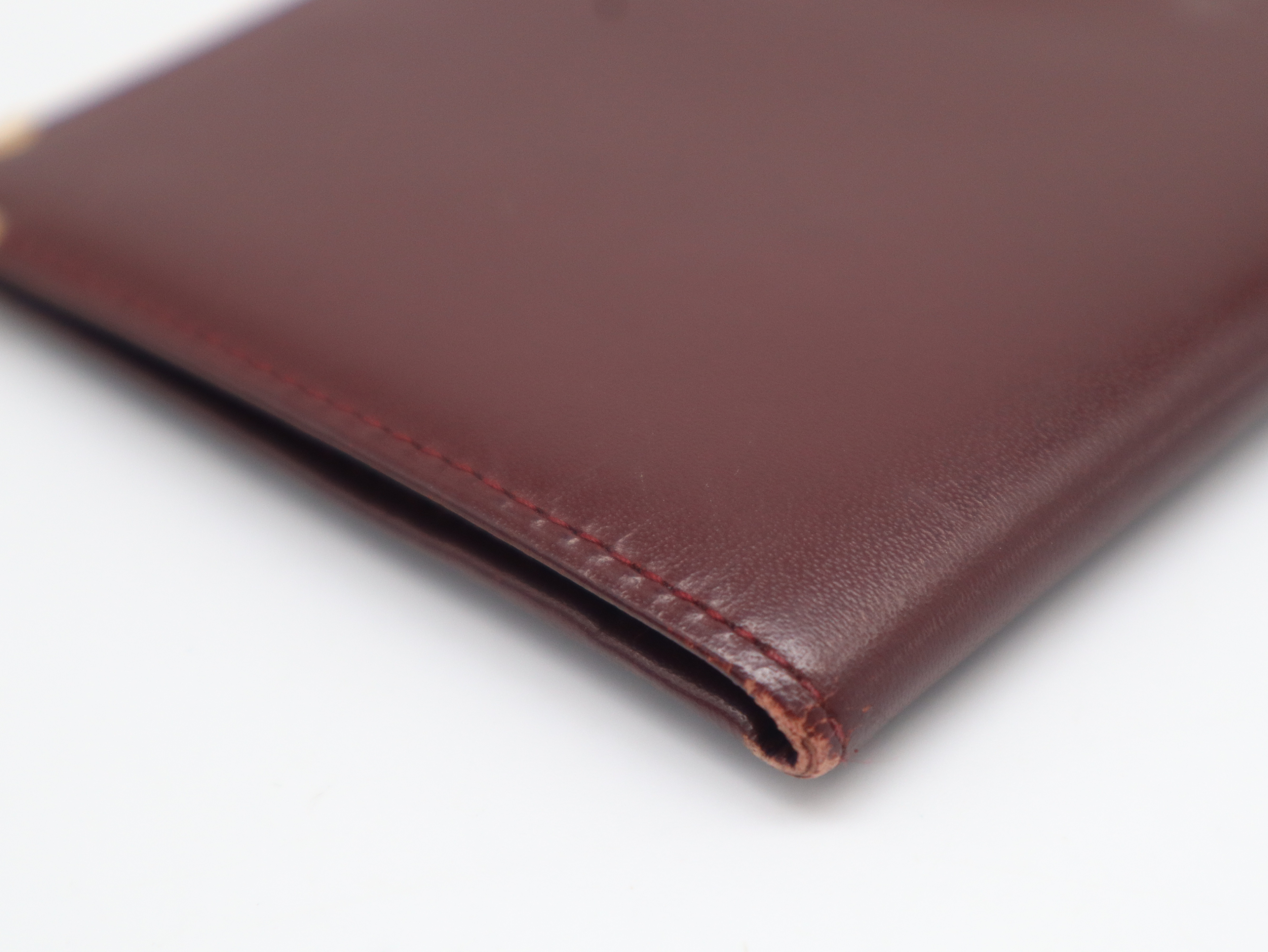 Must Line Bi-fold Wallet, Leather, Bordeaux, Billfold — view 5