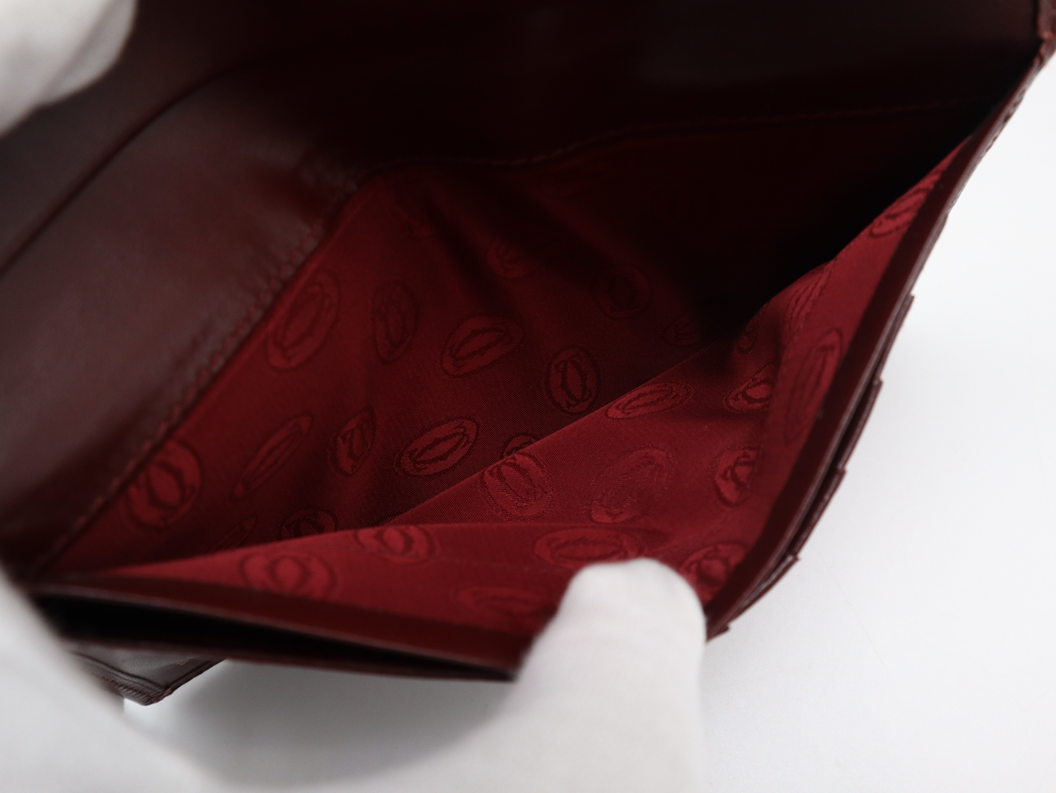 Must Line Bi-fold Wallet, Leather, Bordeaux, Billfold — view 7