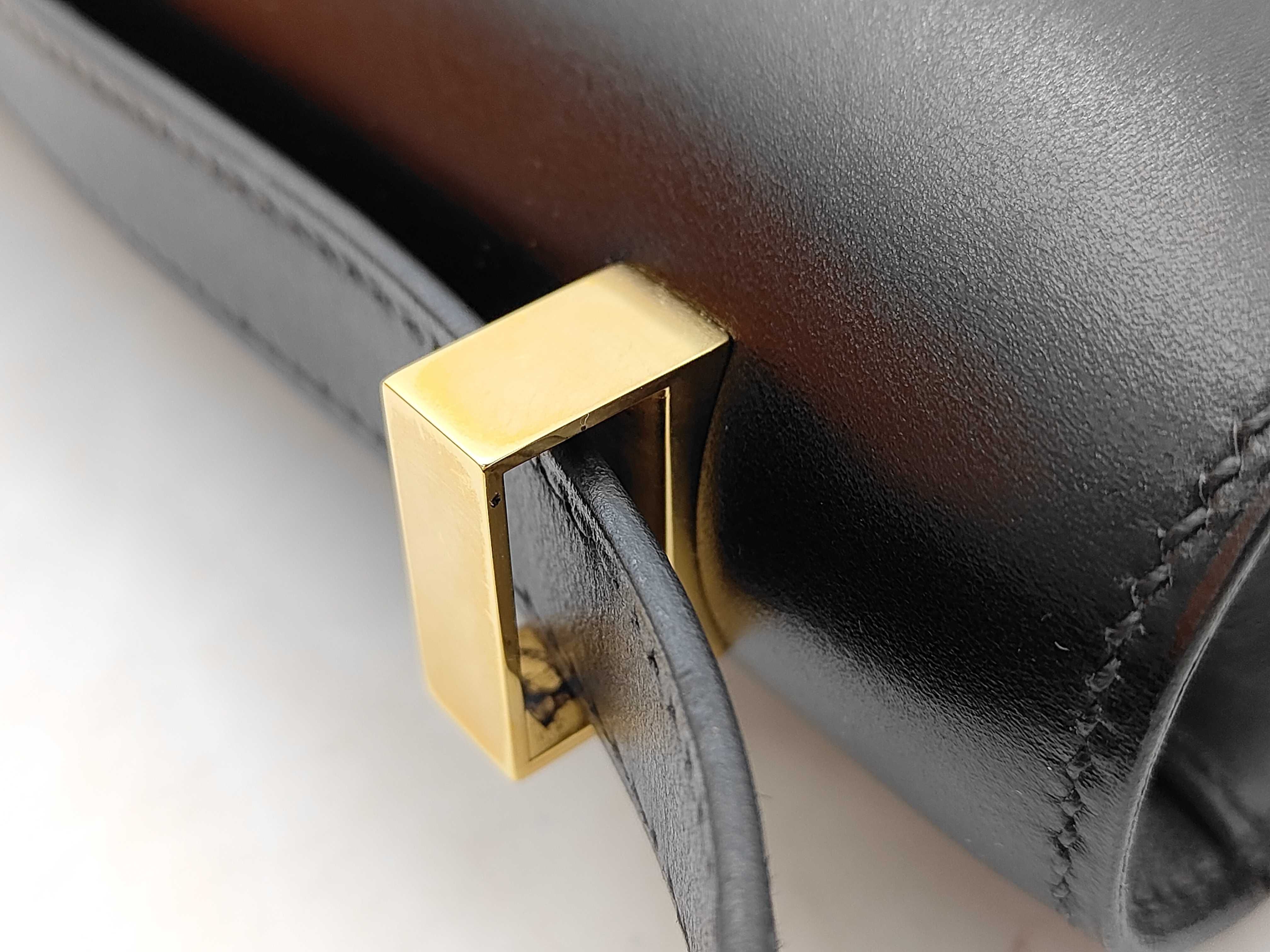 Constance 23 Box Calf Black Shoulder Bag — view 5