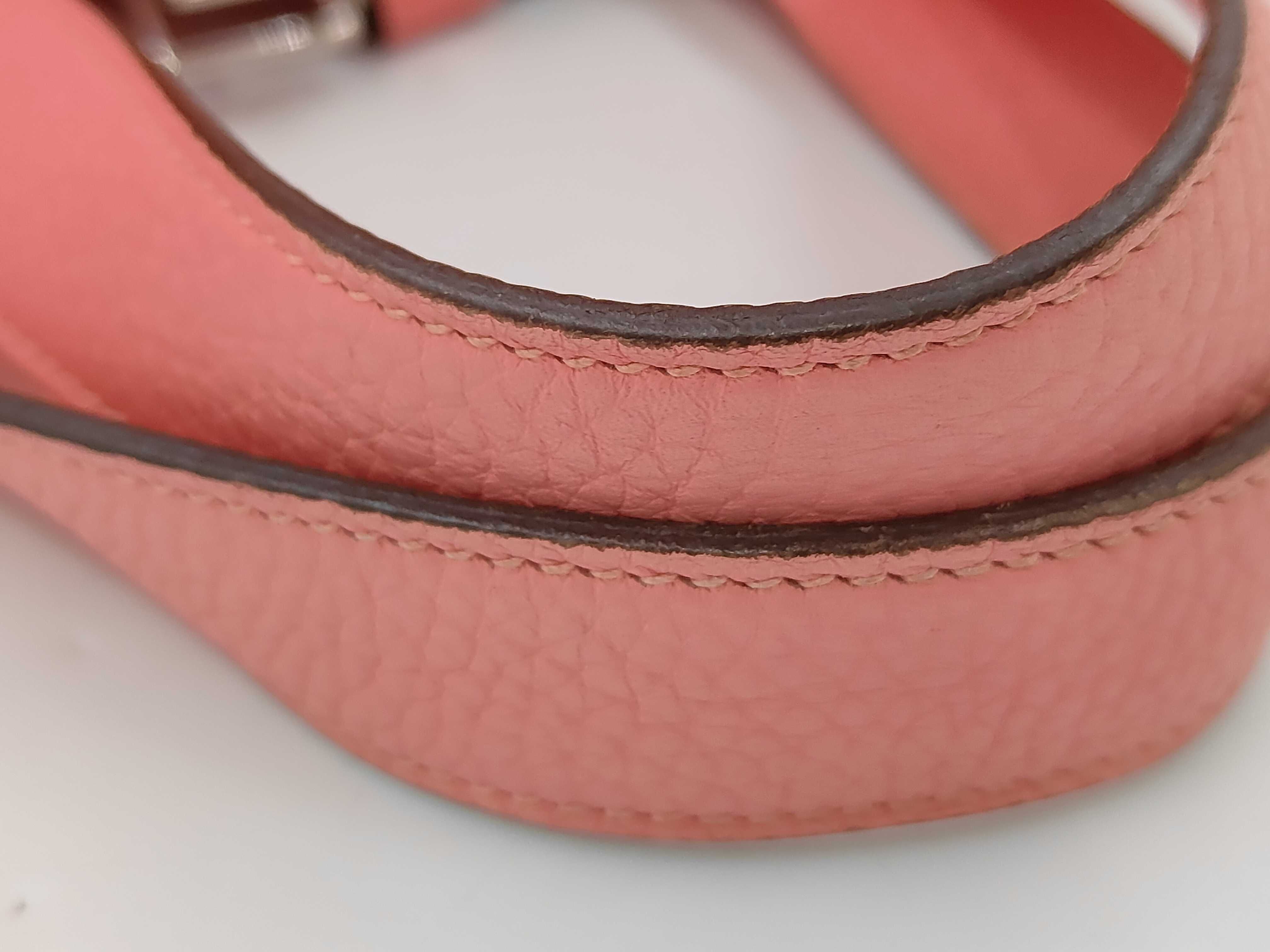 Picotan Lock 18 PM Taurillon Clemence Rose Azalea Silver Hardware X Handbag — view 5