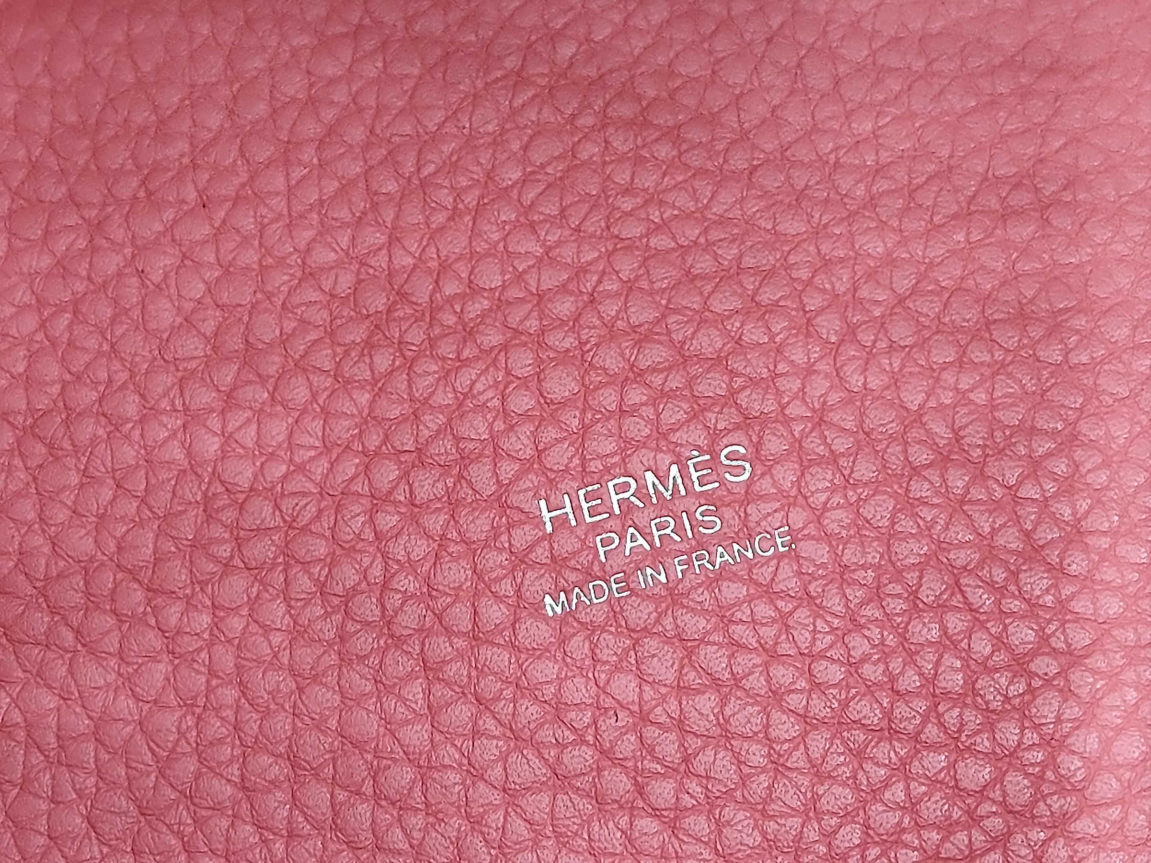 Picotan Lock 18 PM Taurillon Clemence Rose Azalea Silver Hardware X Handbag — view 9