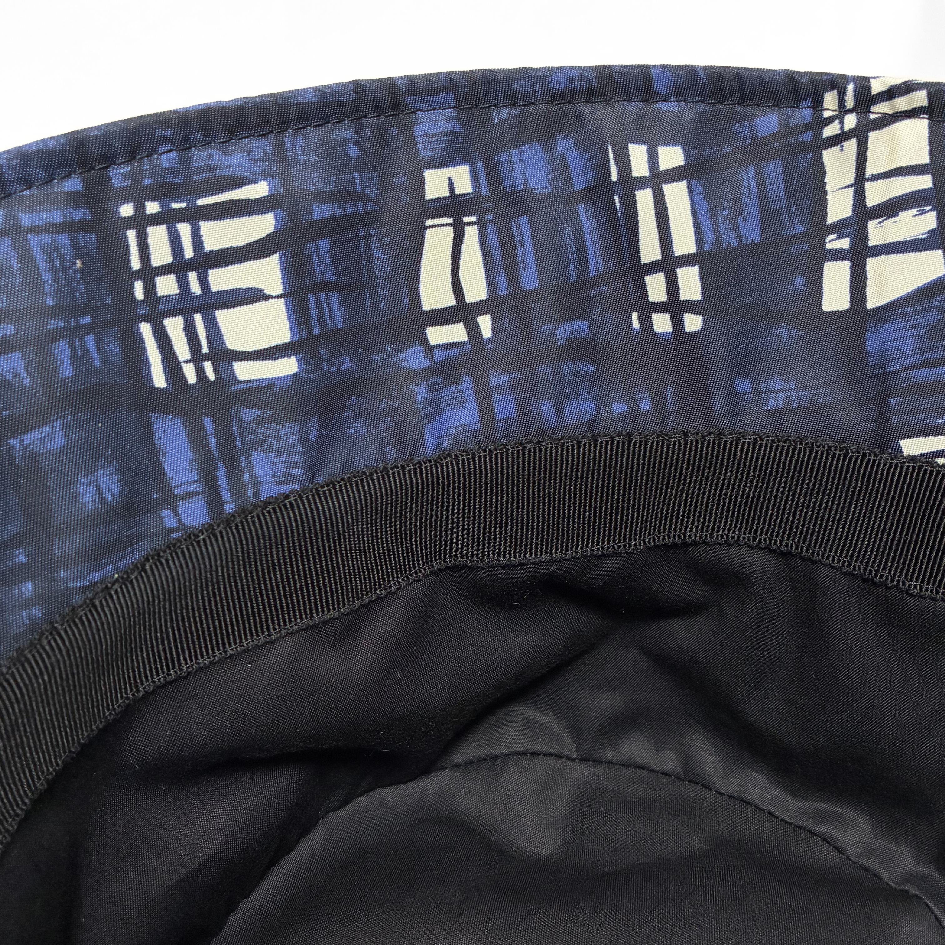 1HC137 Triangle Logo Bucket Hat, Size L, Polyamide, Navy, Other Accessories — view 6
