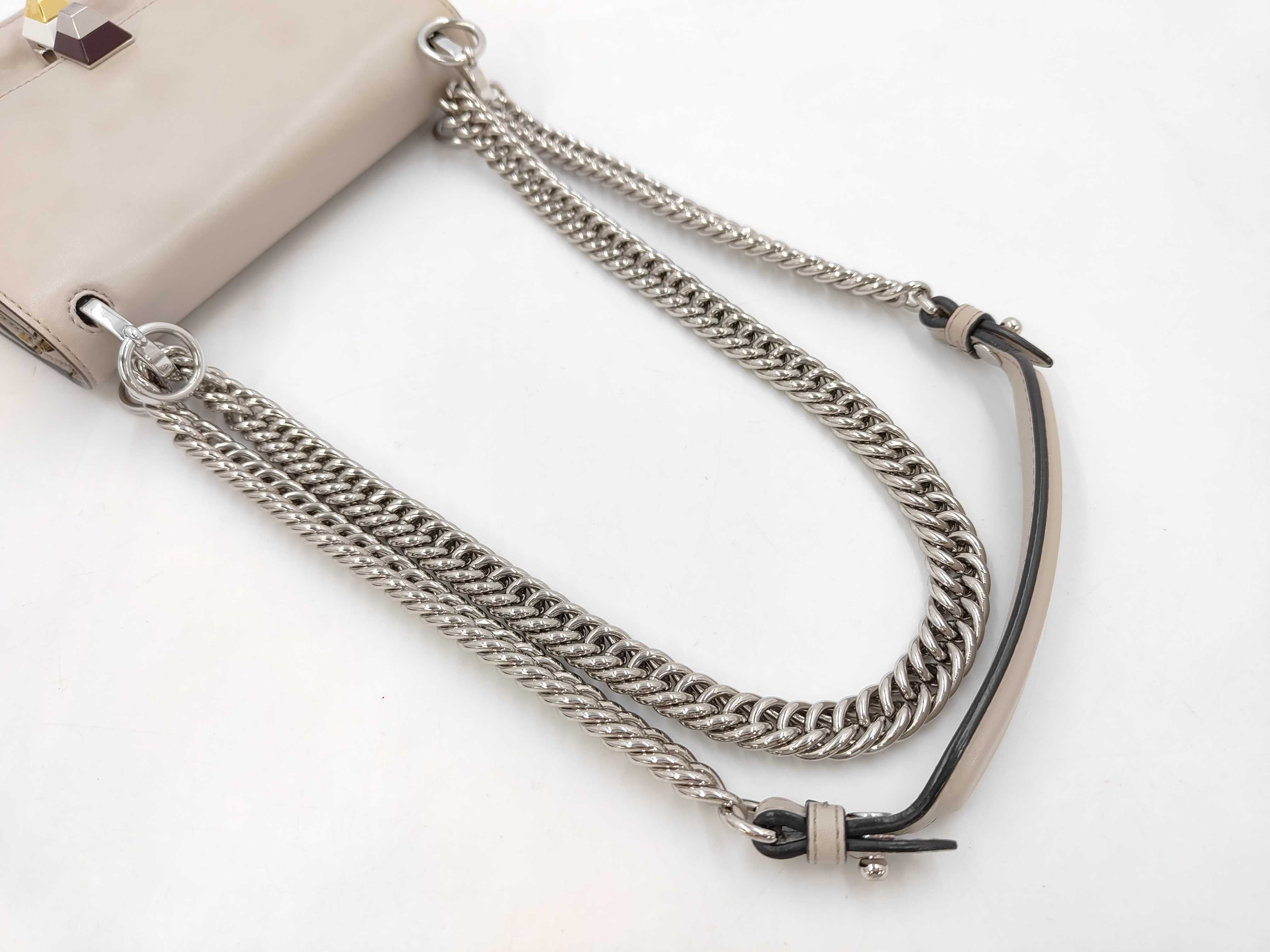 Canai Small Leather Chain Shoulder Bag — view 3