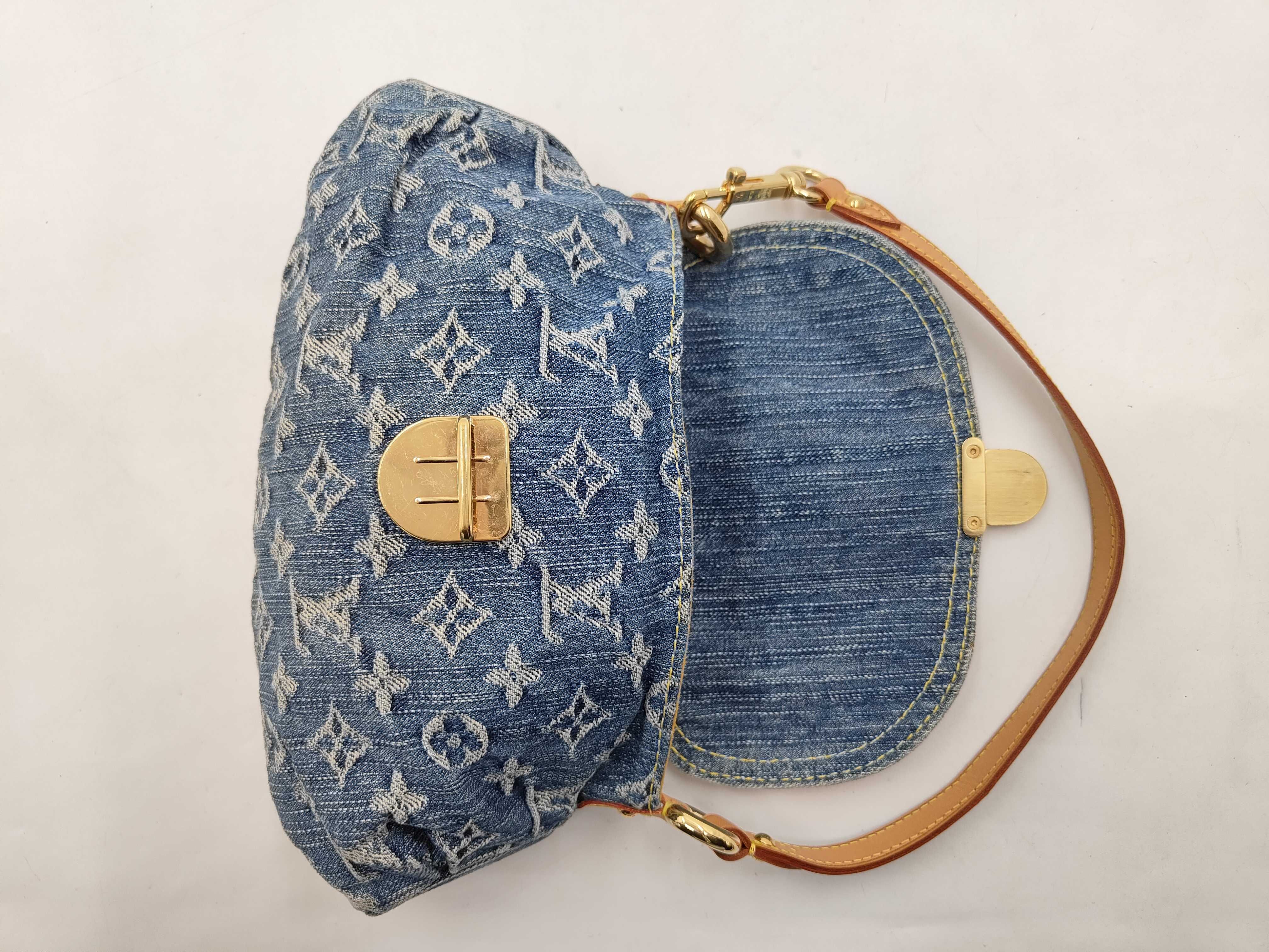 LV Denim Mini Britty Shoulder Bag — view 8