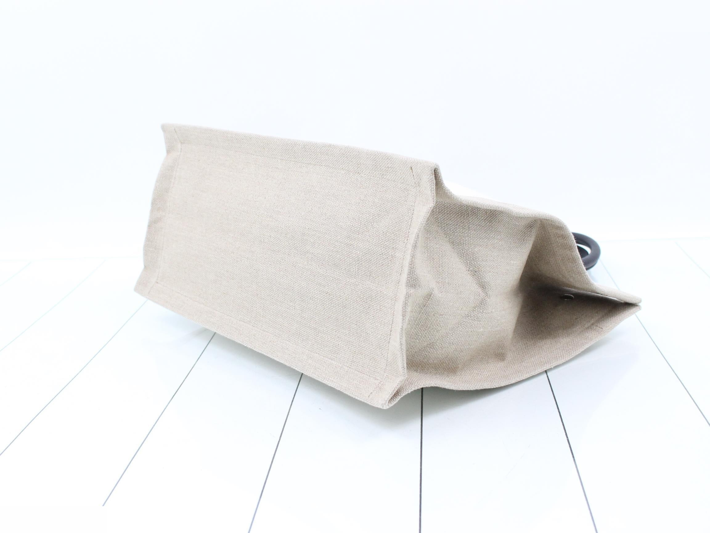 Rive Gauche Tote Bag, Unused, Stored, Beige — view 6