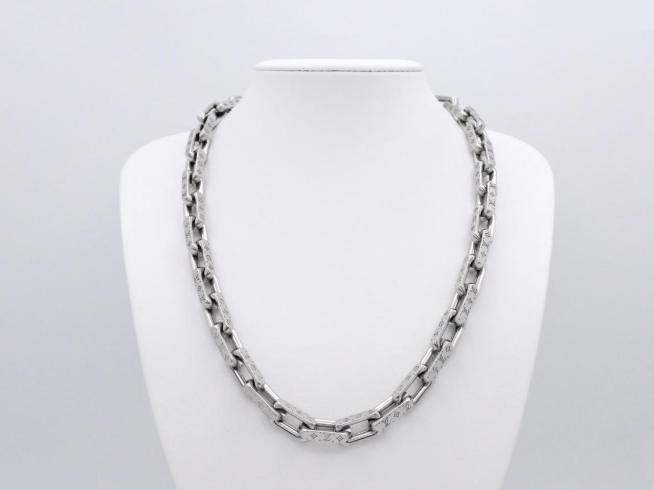 LV Necklace Collier Chain Monogram M00307 LE4212 — view 3