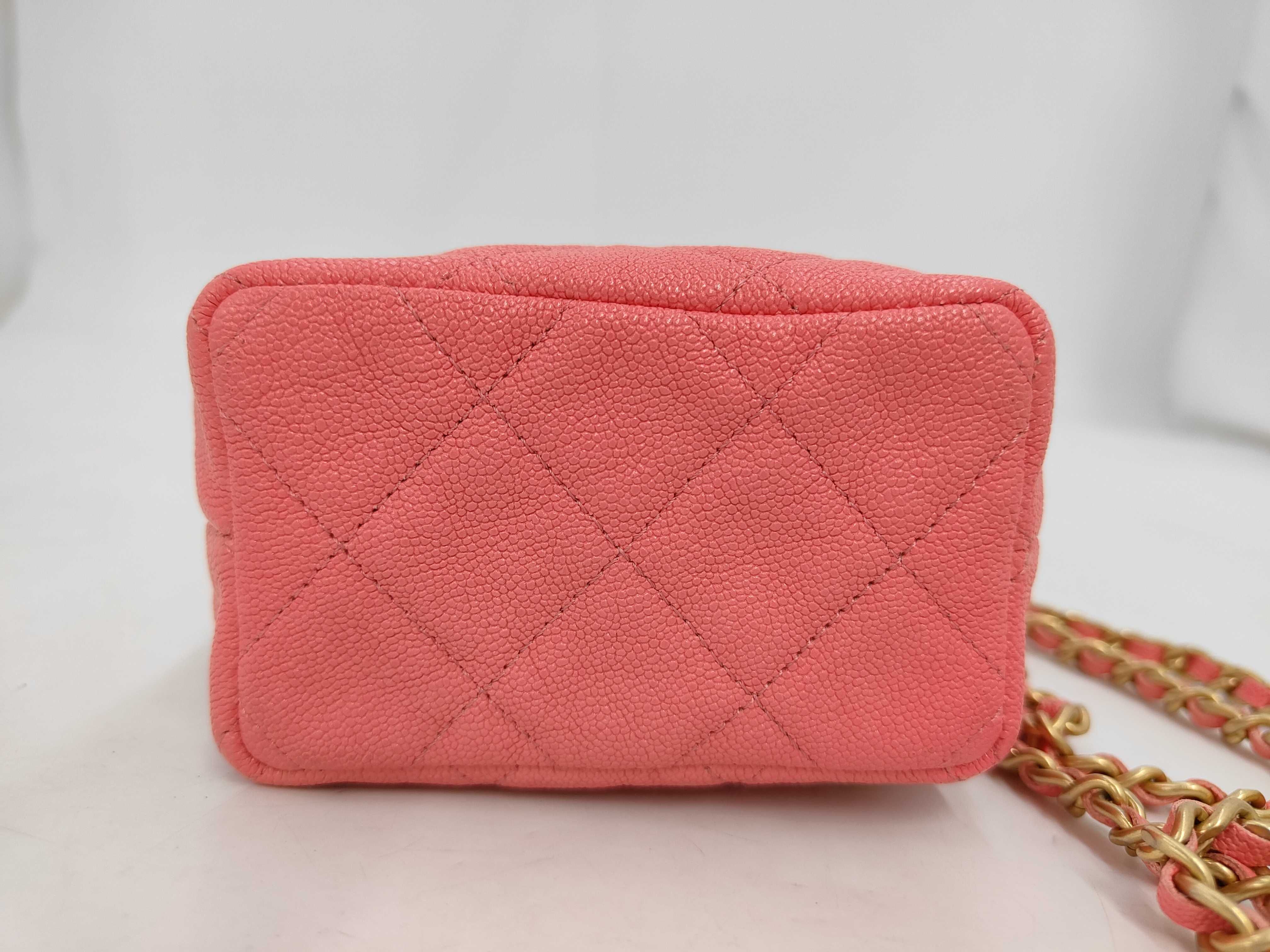 Caviar Skin Mini Vanity Shoulder Bag (2-Way Shoulder Bag) — view 11