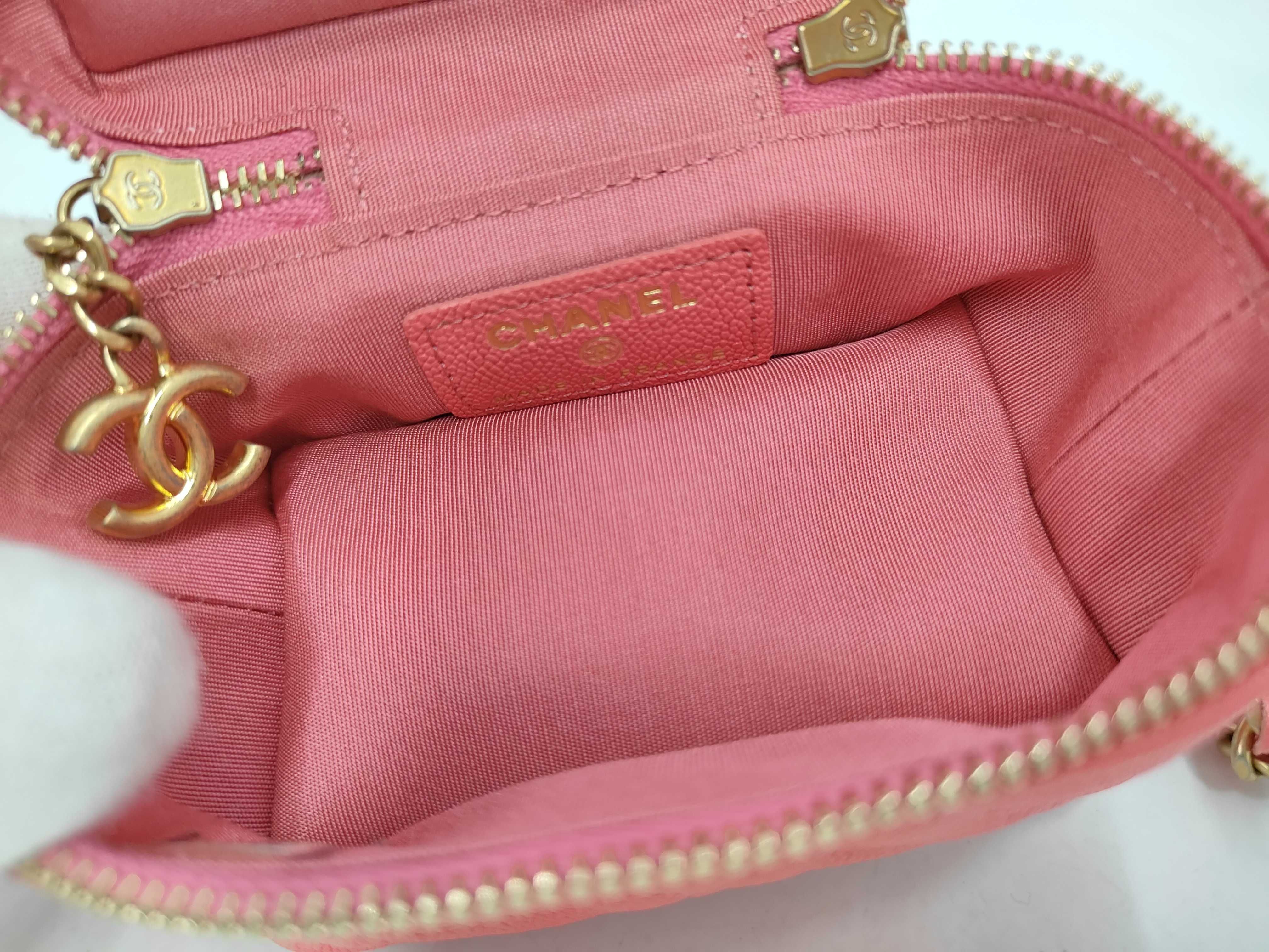 Caviar Skin Mini Vanity Shoulder Bag (2-Way Shoulder Bag) — view 4