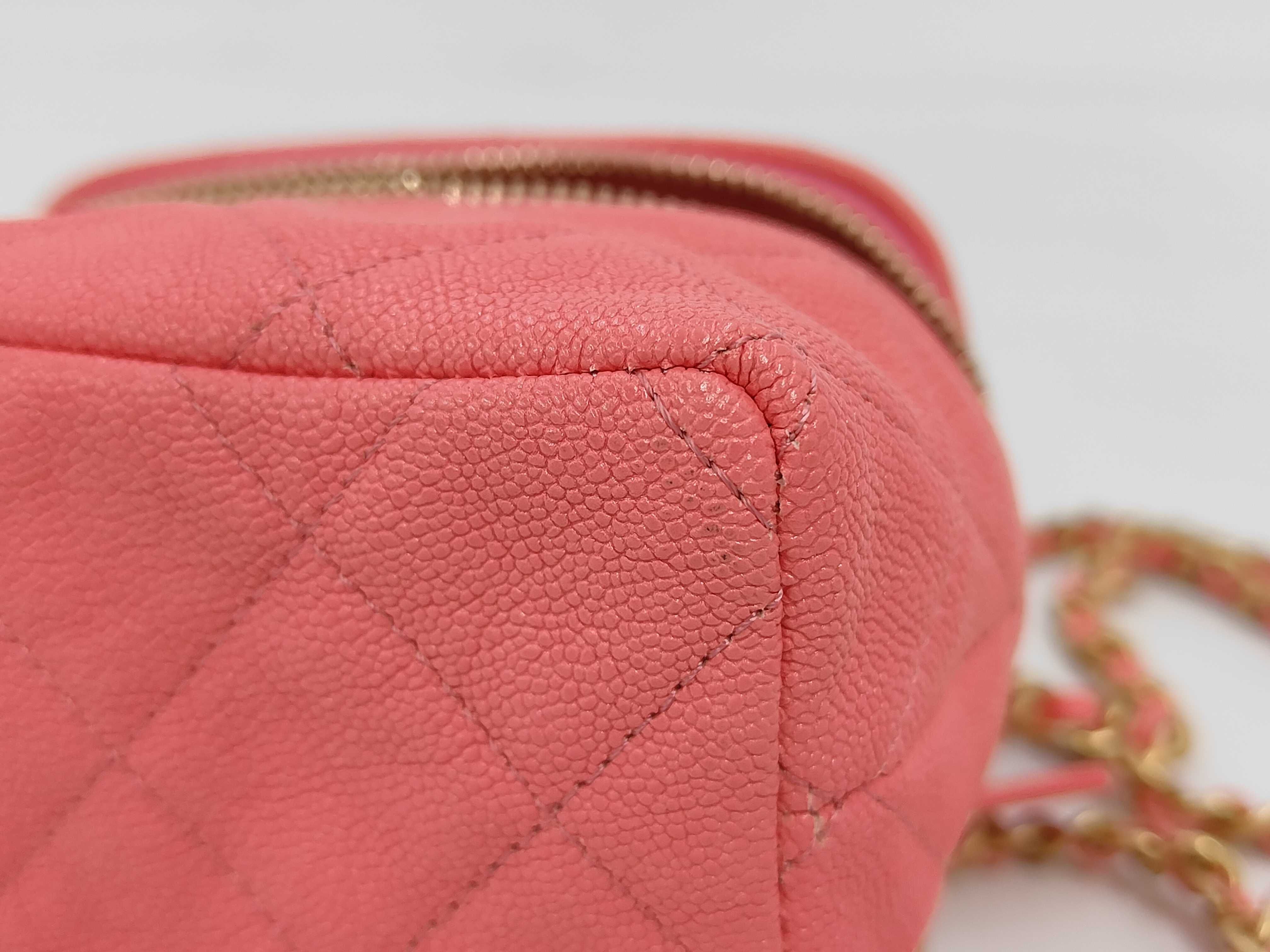 Caviar Skin Mini Vanity Shoulder Bag (2-Way Shoulder Bag) — view 10