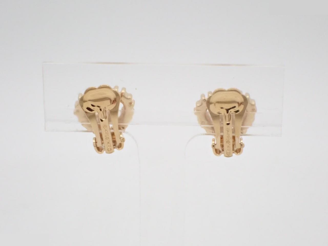 Gold earrings — view 2