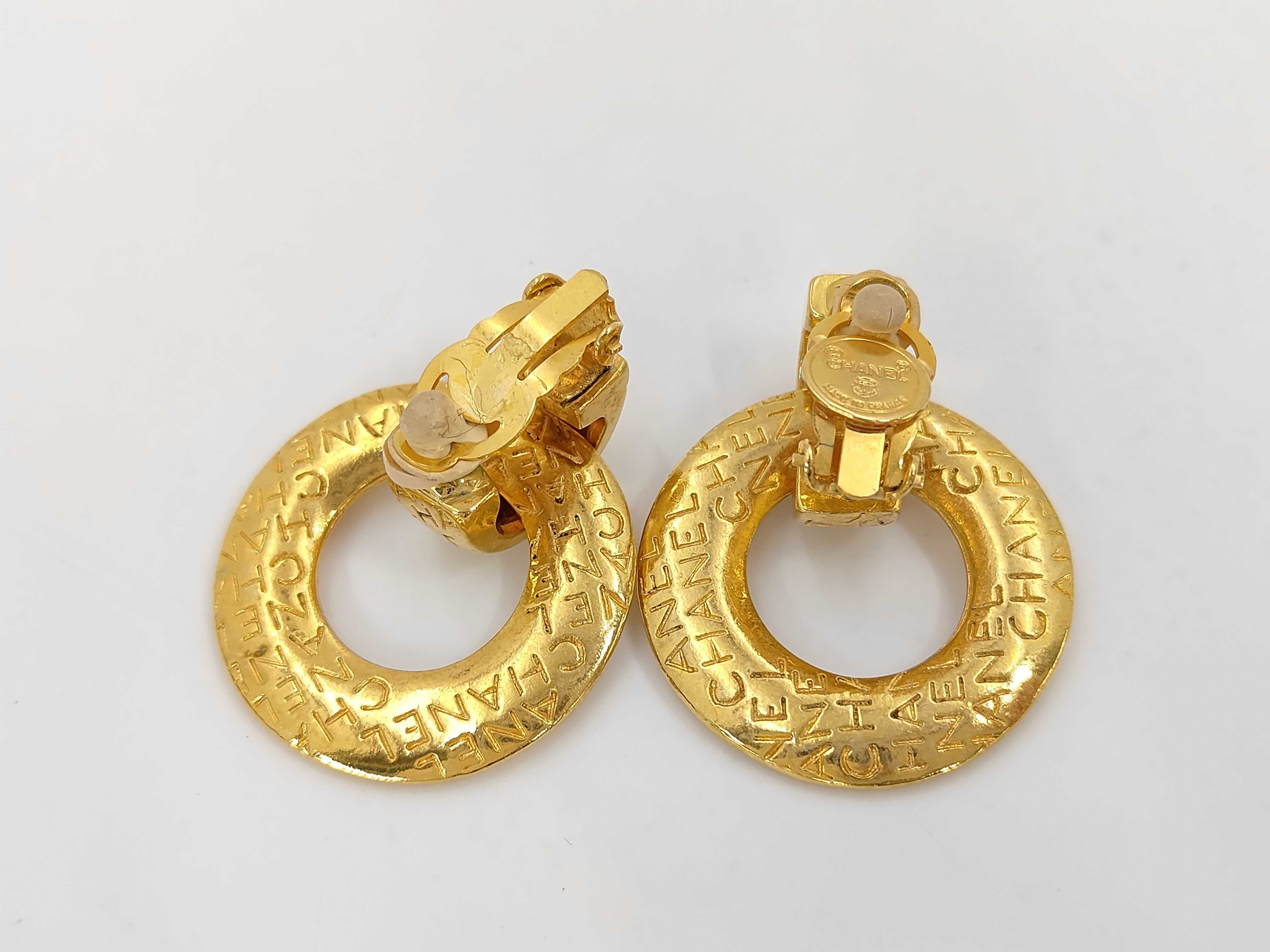 earrings gold earrings — view 2