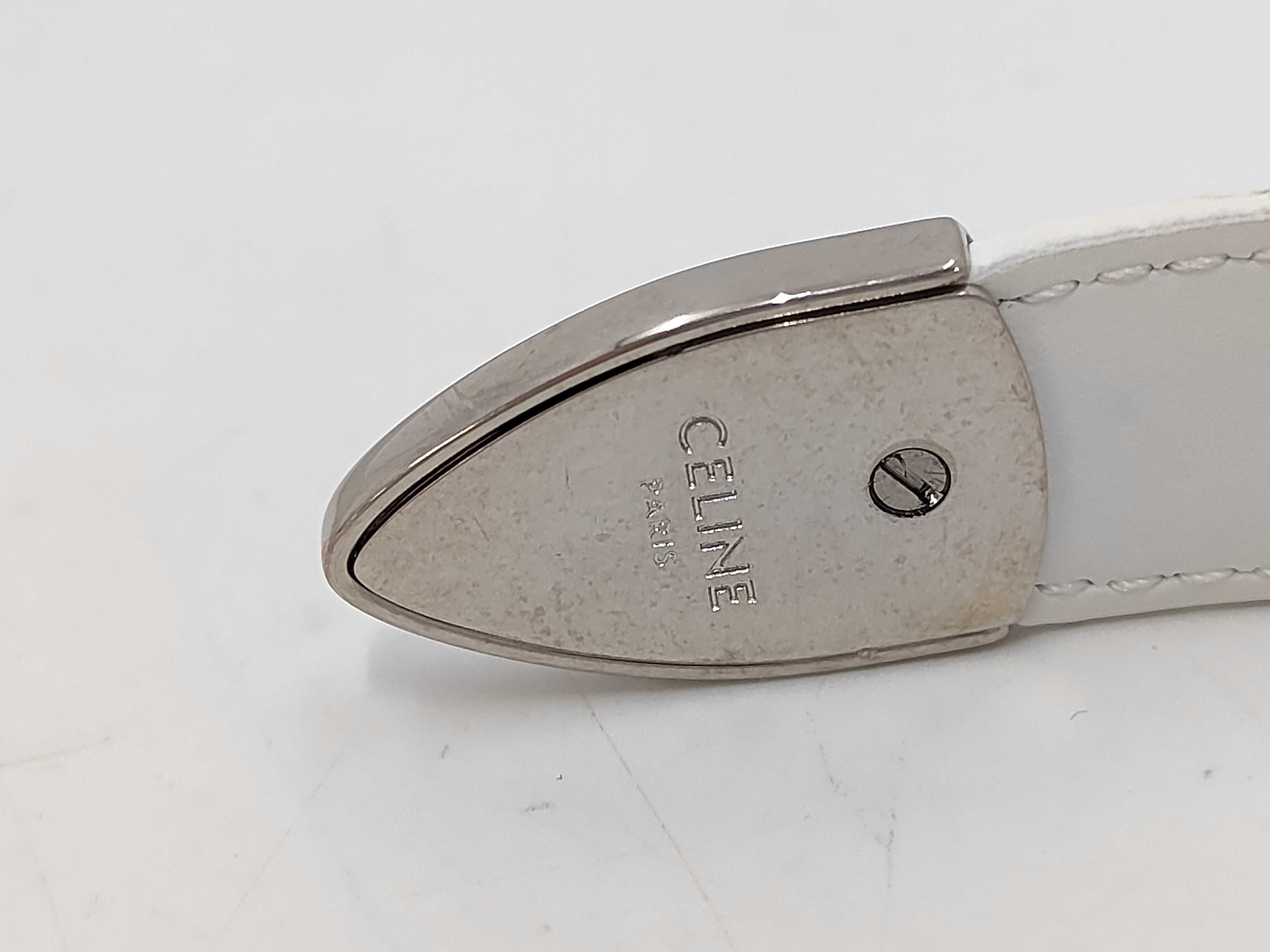 white size 80 belt — view 4