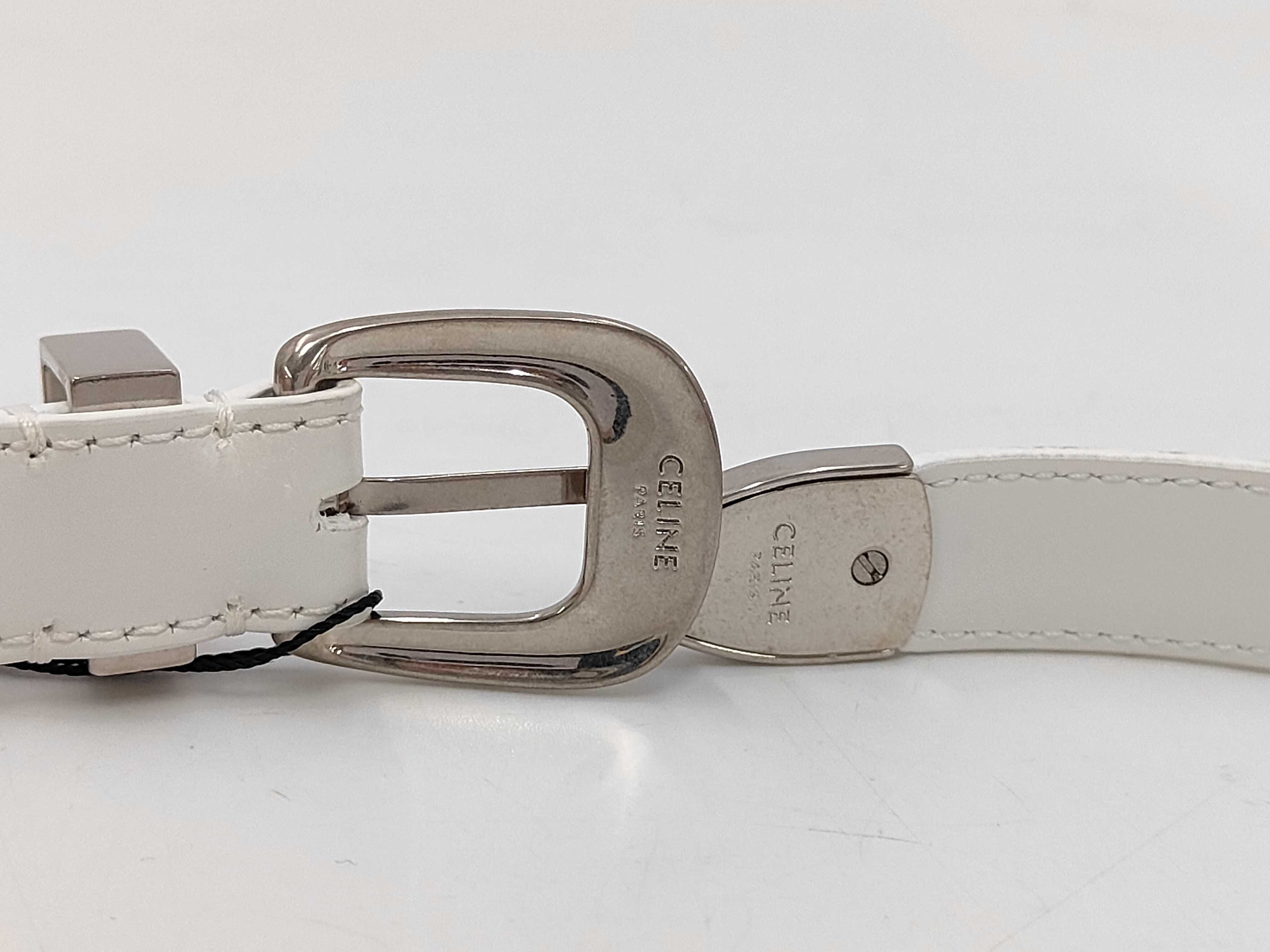 white size 80 belt — view 5