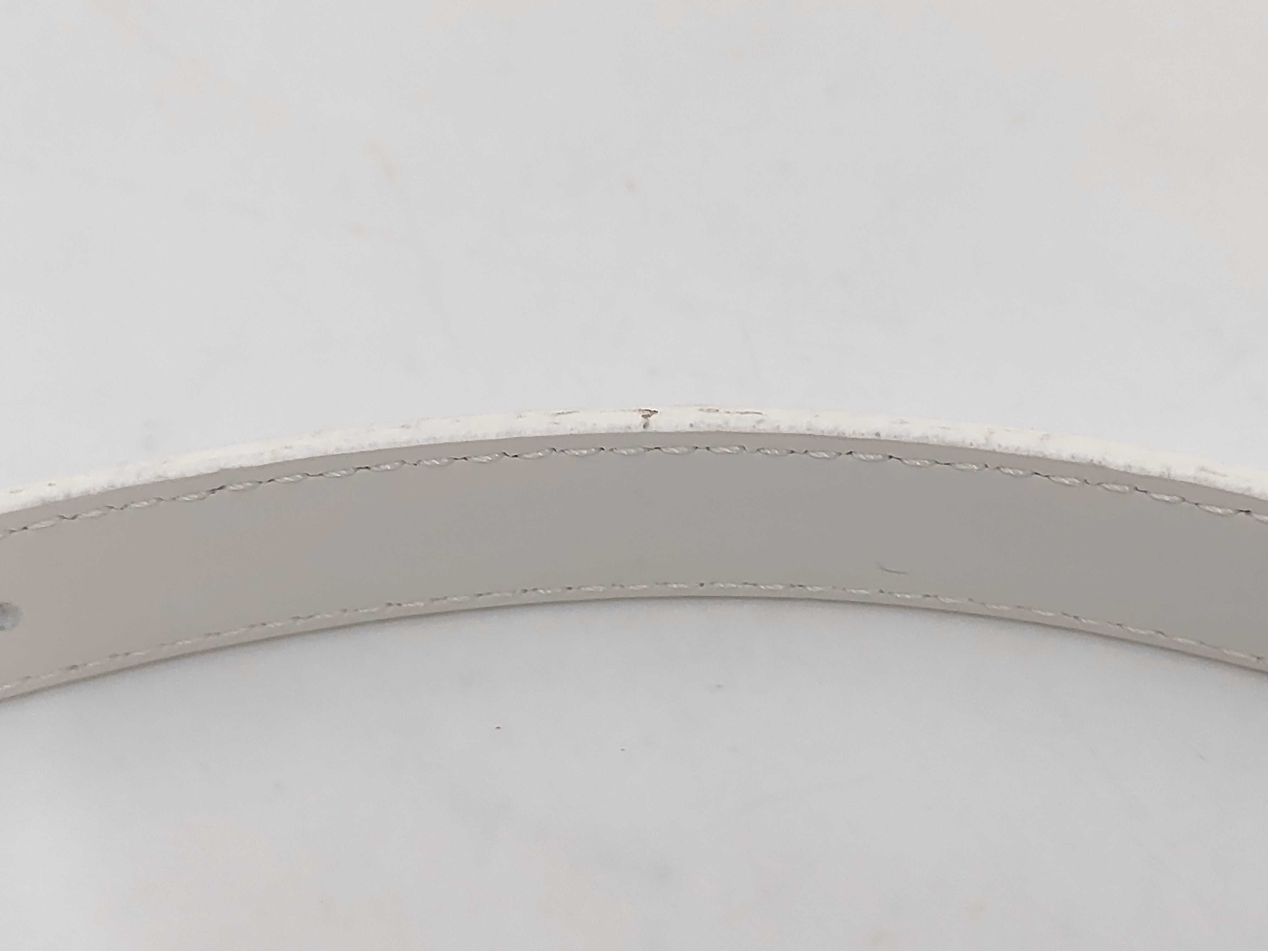 white size 80 belt — view 7