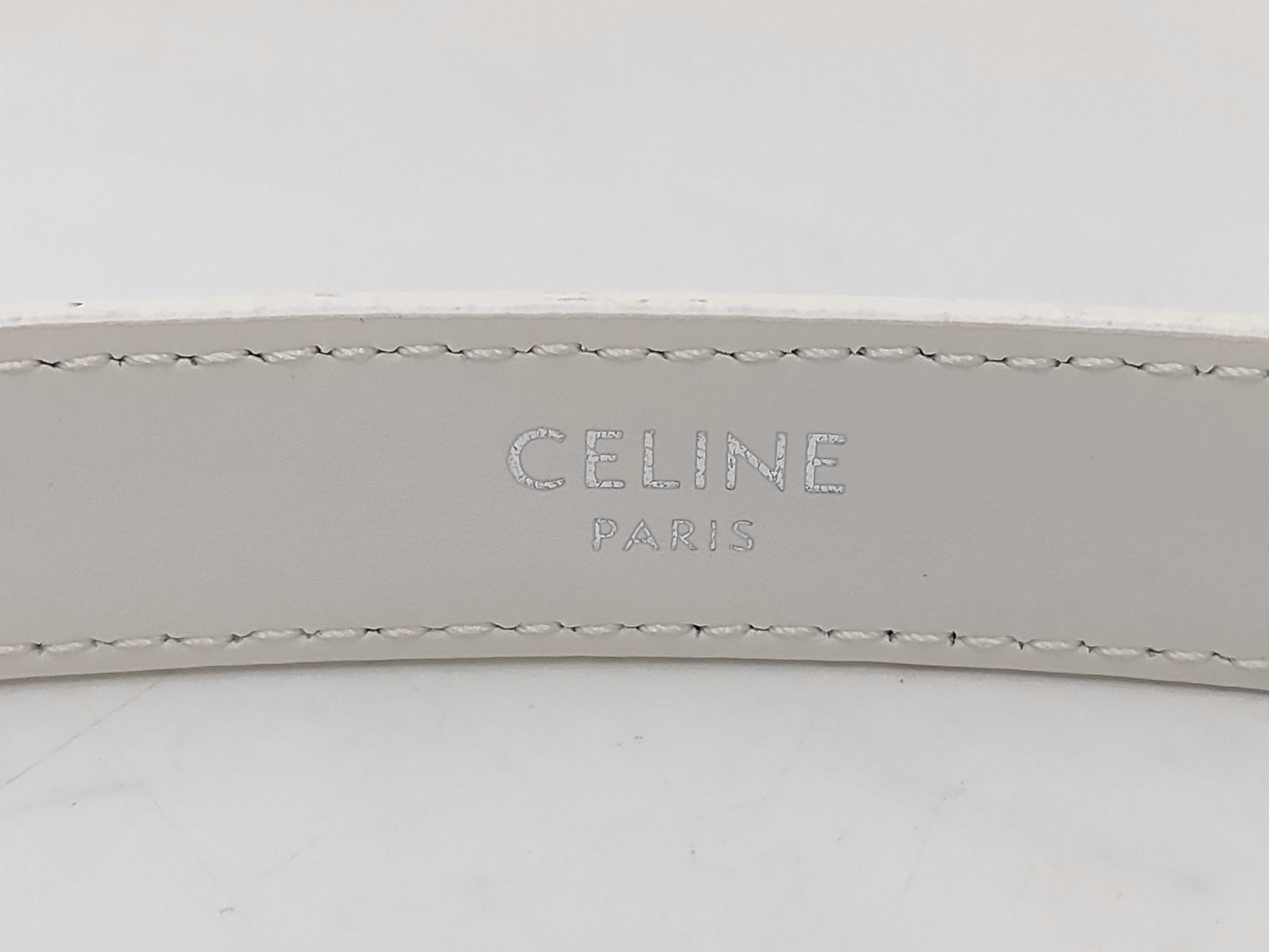 white size 80 belt — view 8