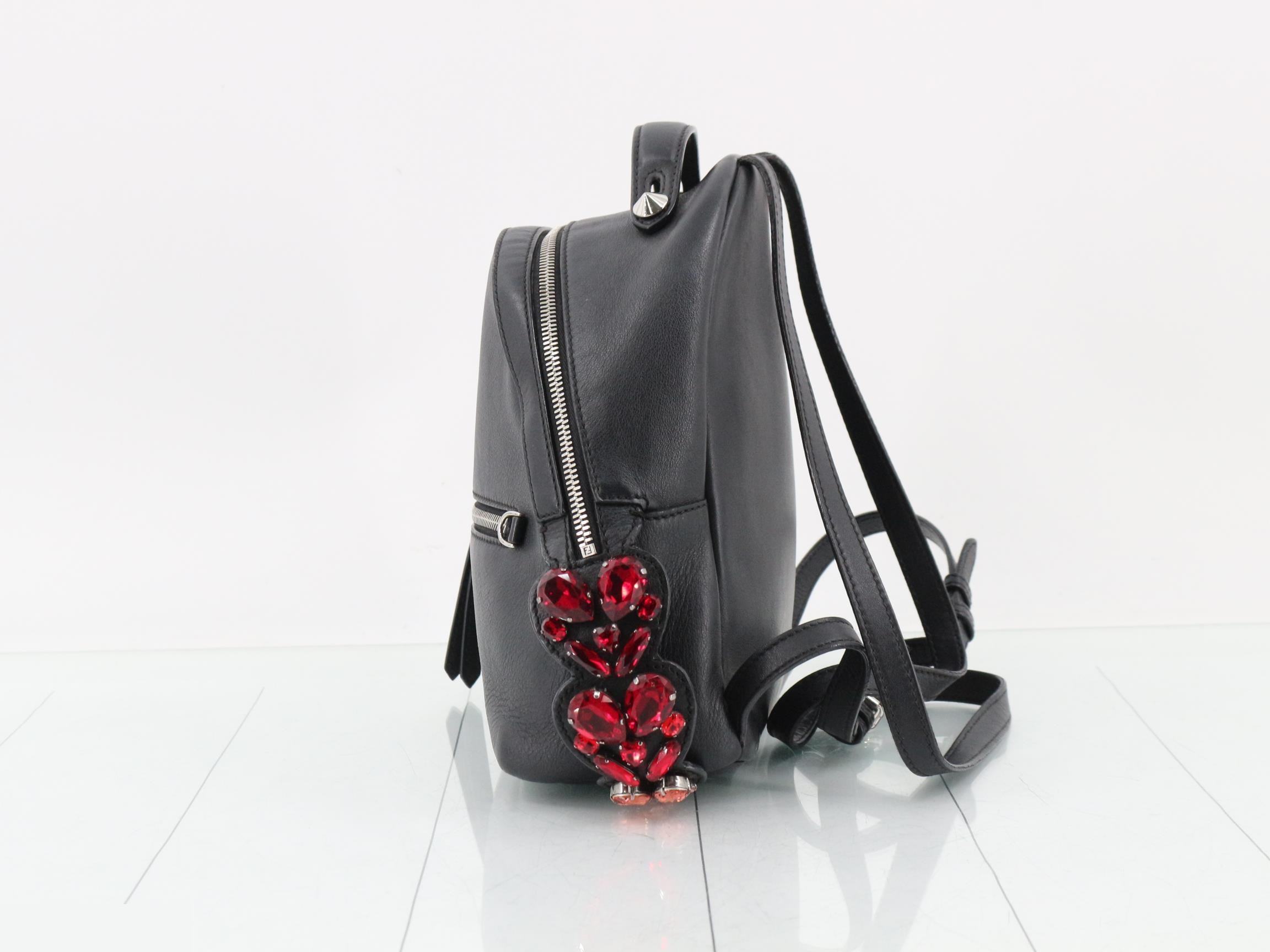 Vitheway Leather Backpack Rucksack Black — view 3