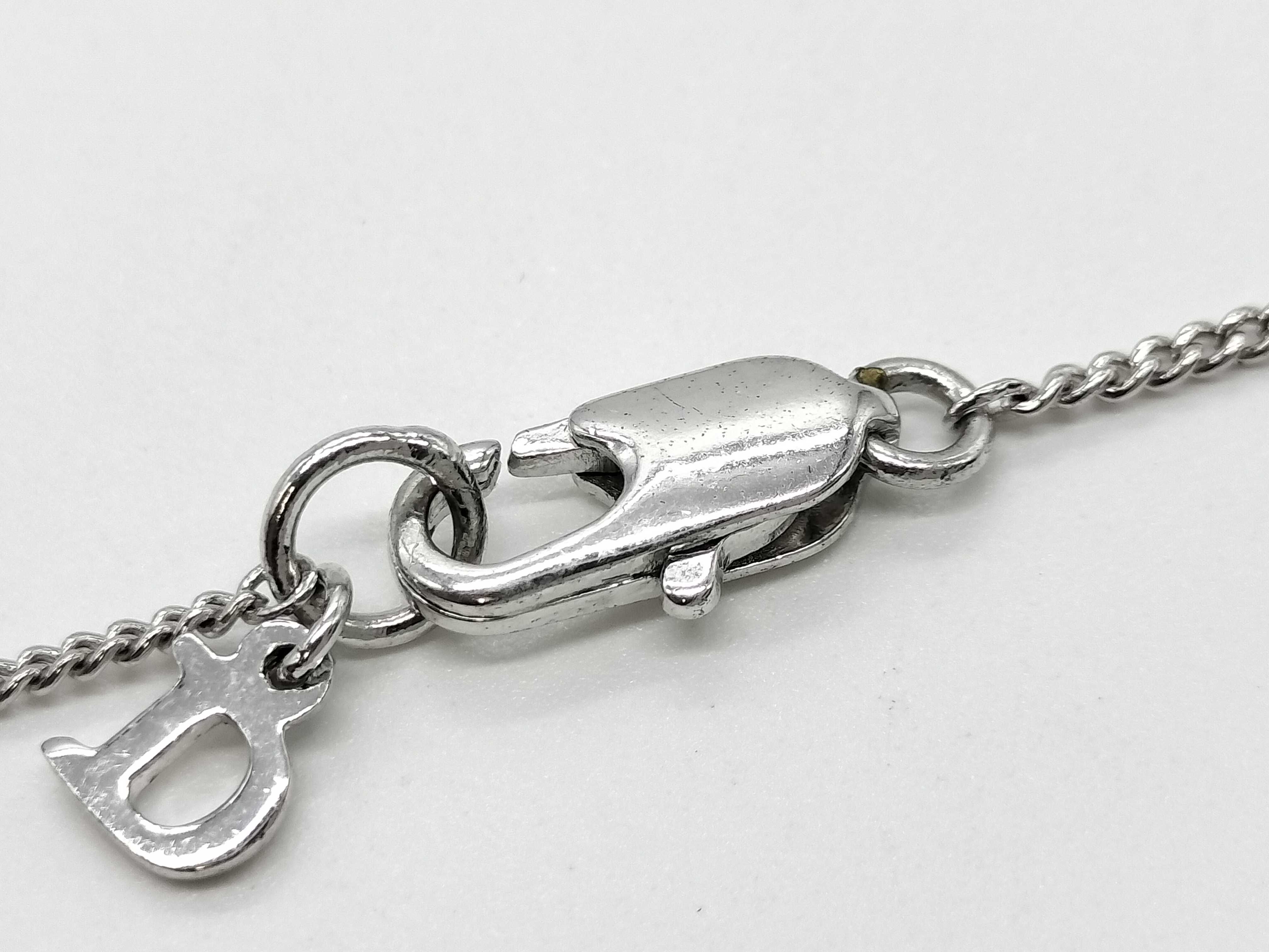 couture logo plate necklace — view 4